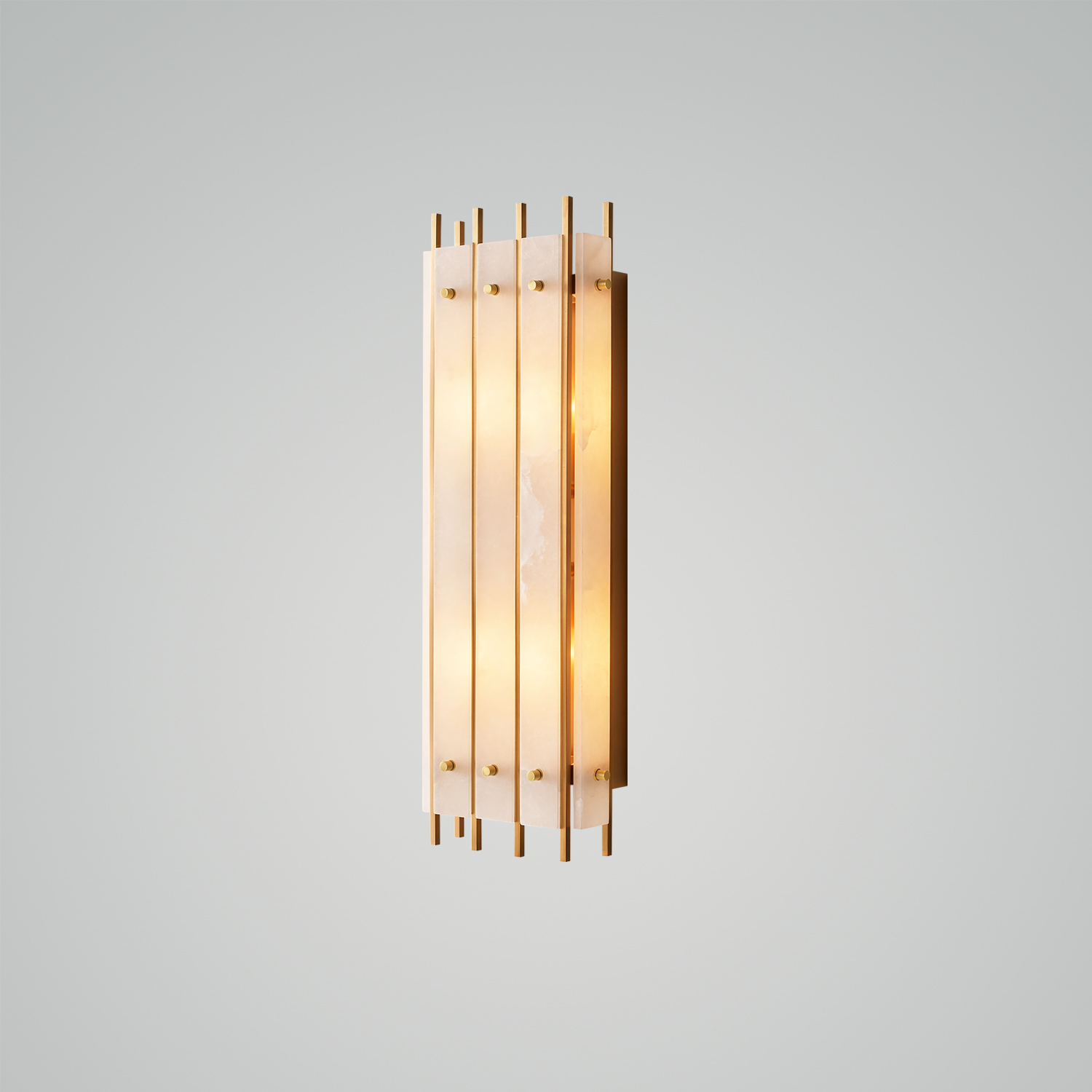 未上传 San Marco Alabaster Grand Rectangular Sconce