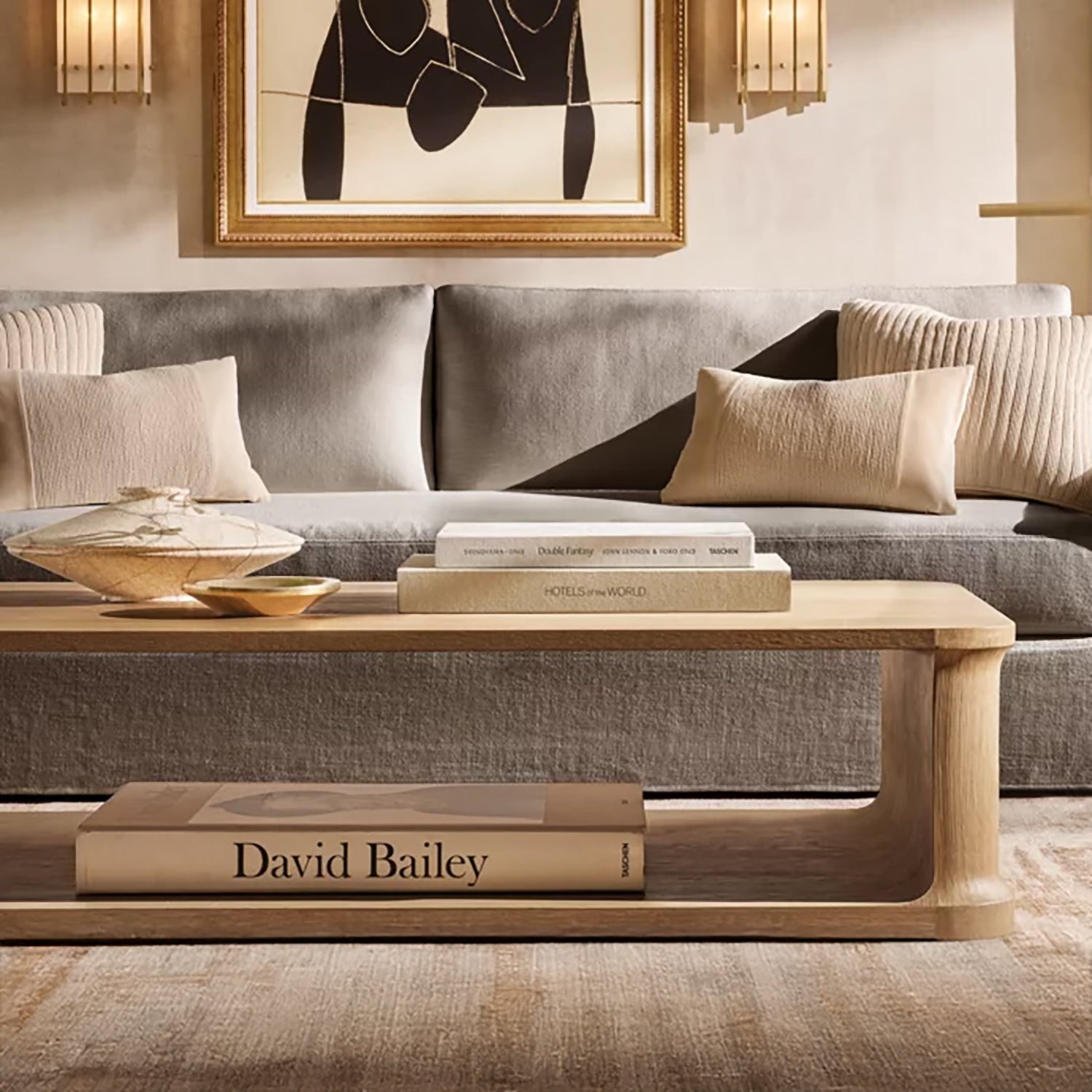 未上传 San Marco Alabaster Grand Rectangular Sconce