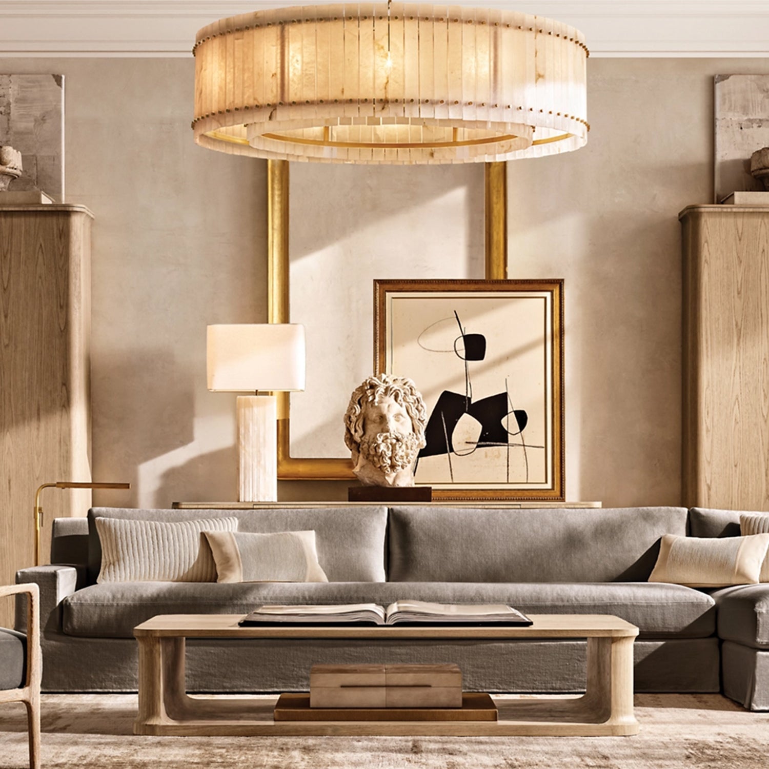 未上传 San Marco Alabaster Round Chandelier