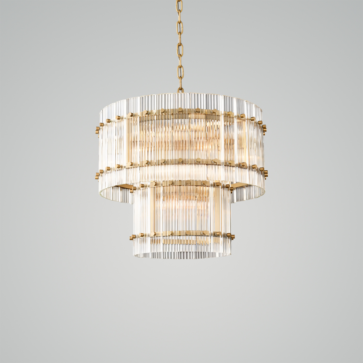 San Marco Two-Tier Round Chandelier