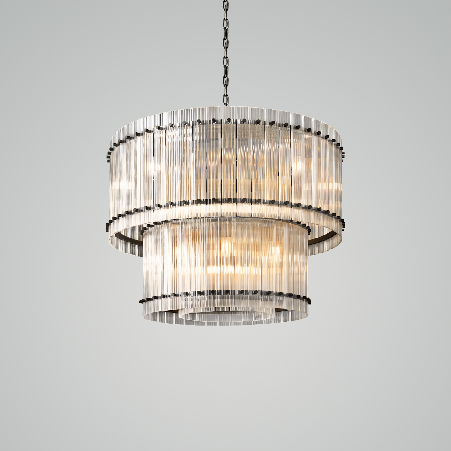 San Marco Two-Tier Round Chandelier