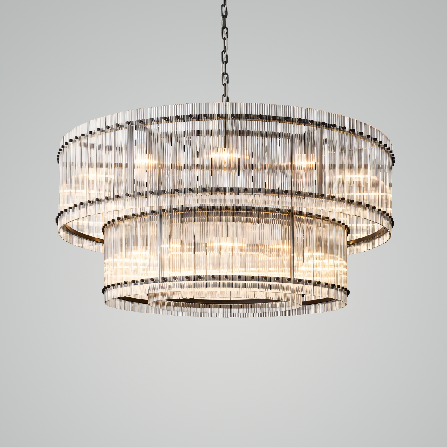 San Marco Two-Tier Round Chandelier