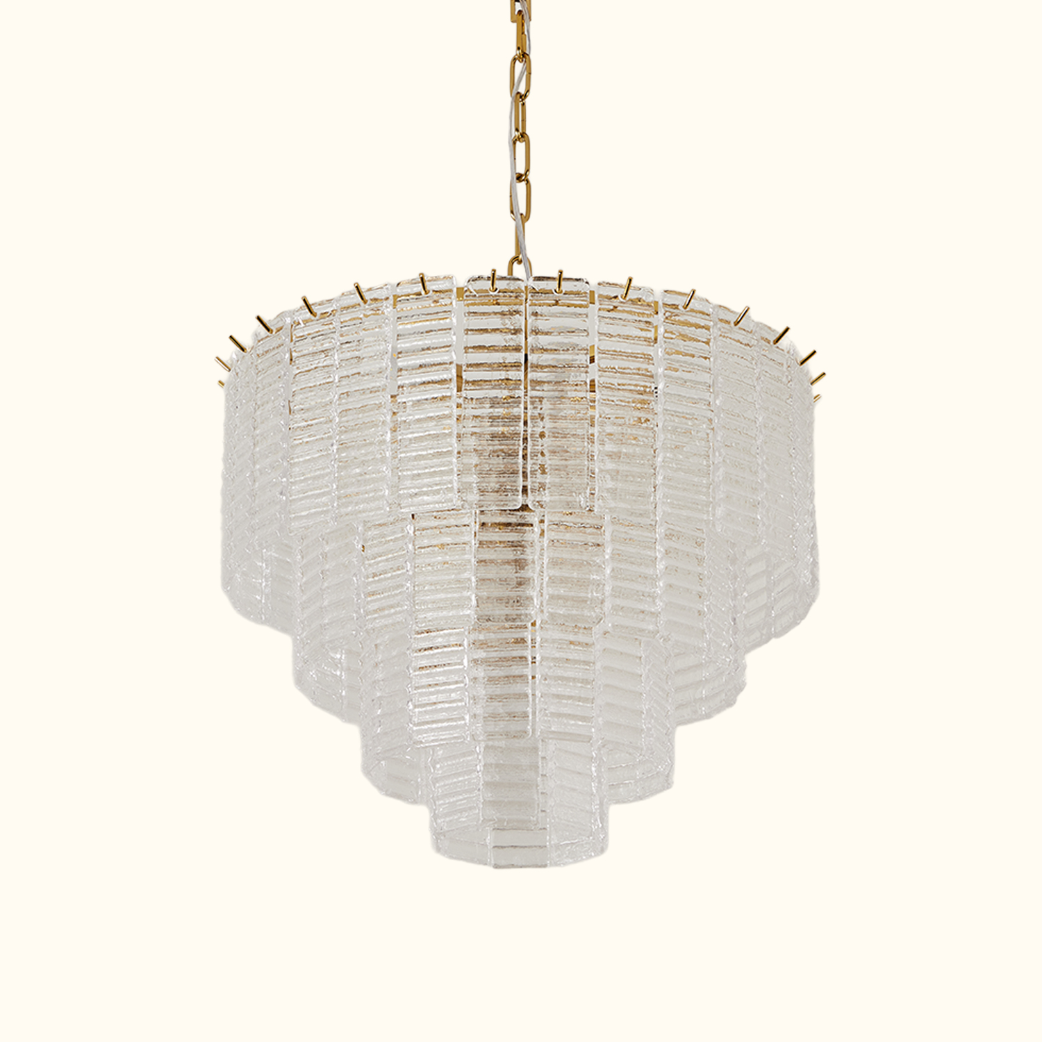 Sirene Clear Glass Round Chandelier