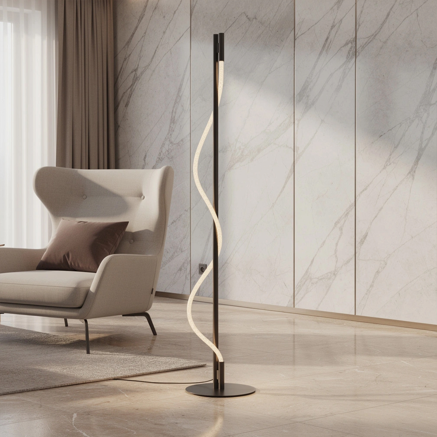Surrey Helix Floor Lamp