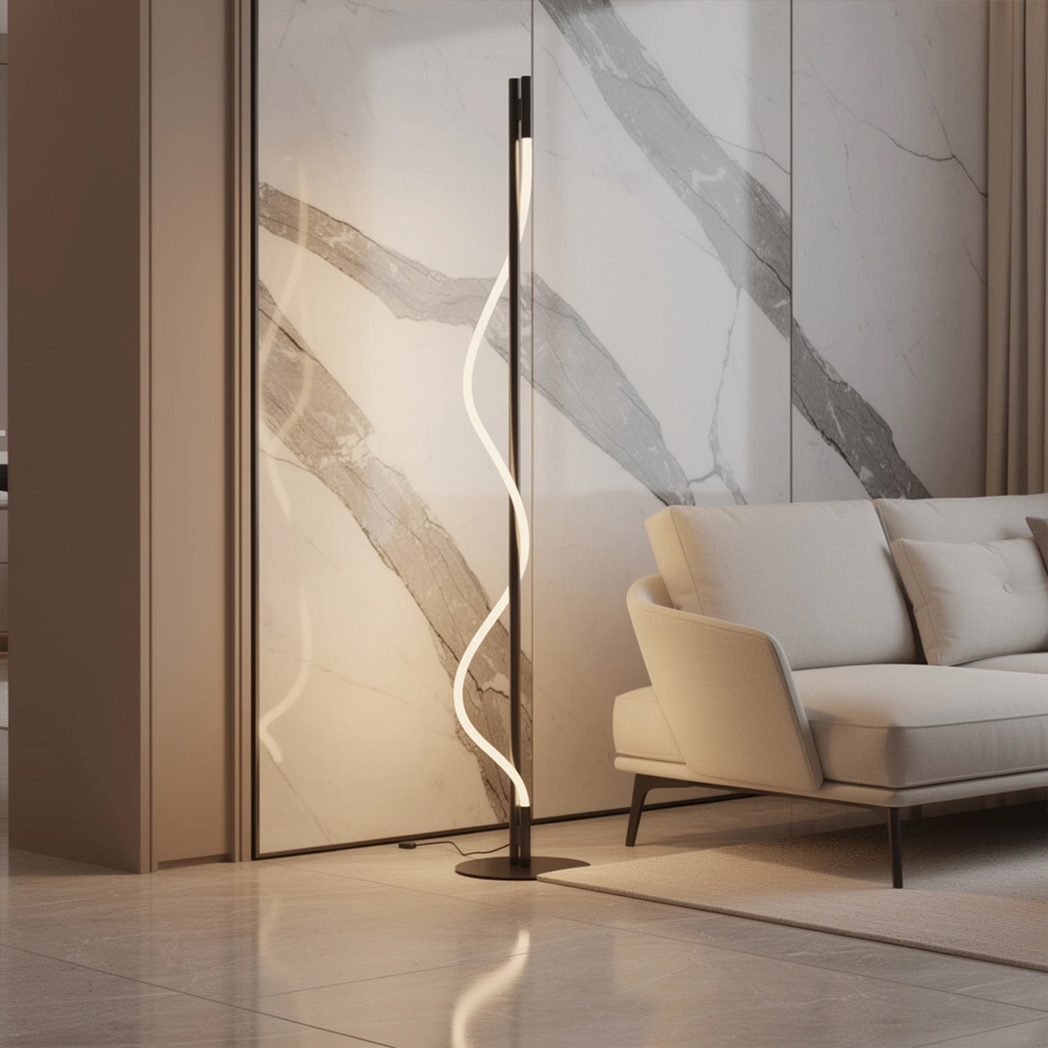 Surrey Helix Floor Lamp