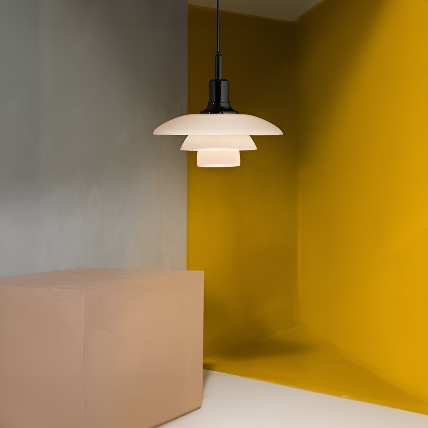 PH 3/2 Glass Pendant Light