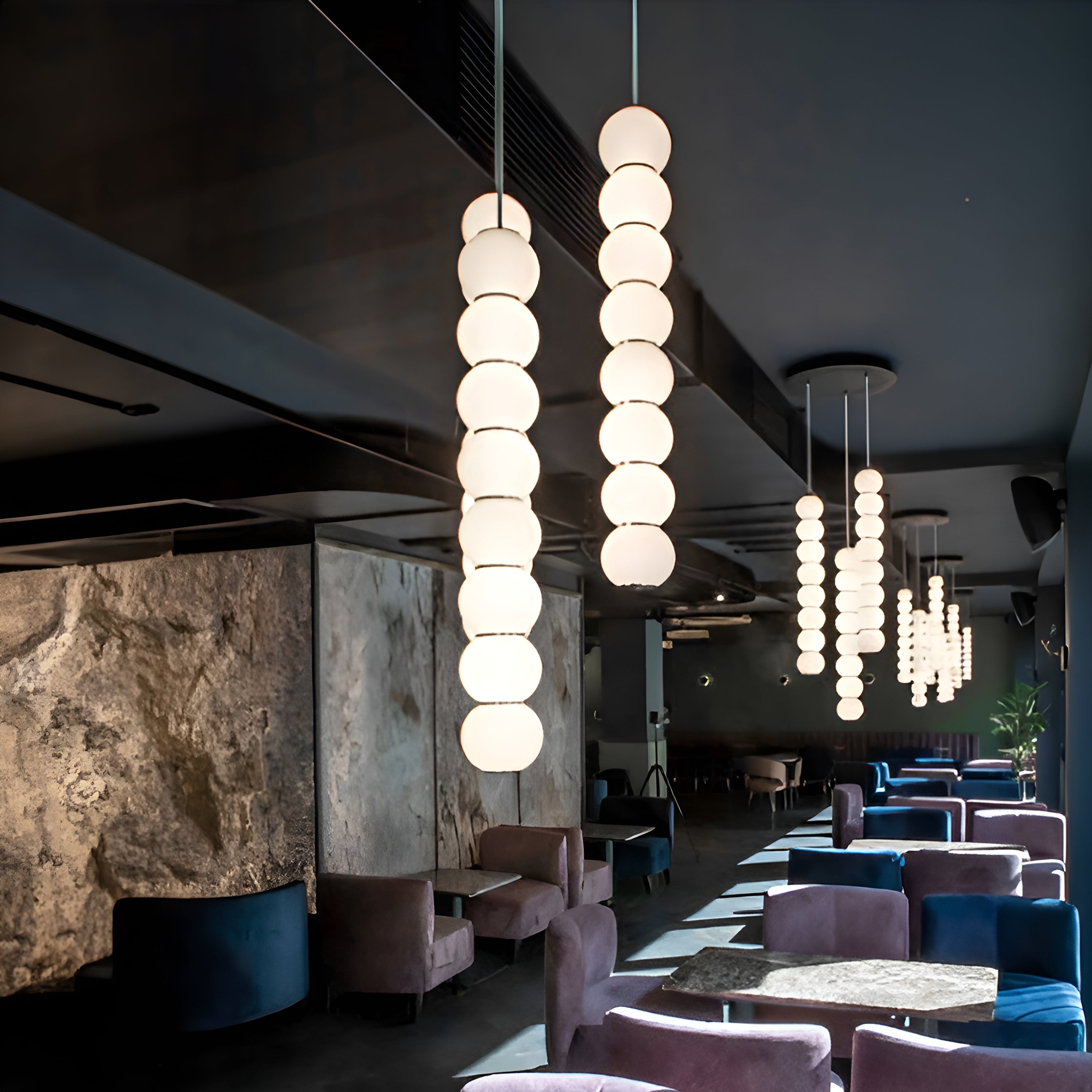 Pearls Double Pendant Light