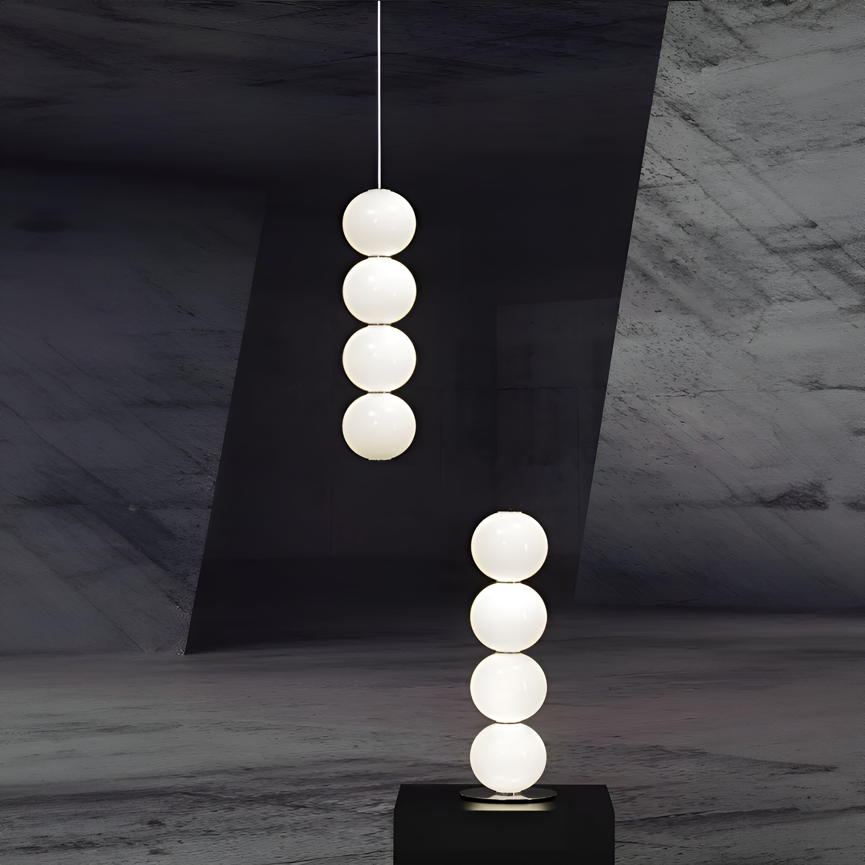 Pearls Double Pendant Light