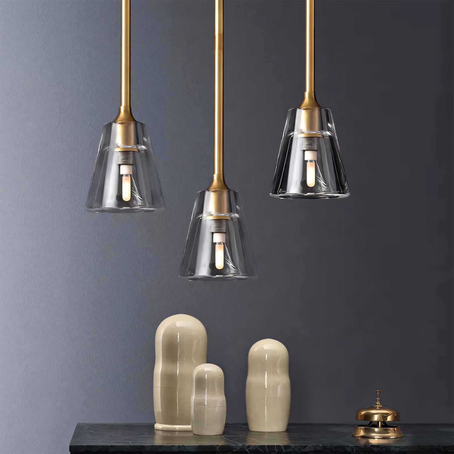 Torche De Verre Pendant Light