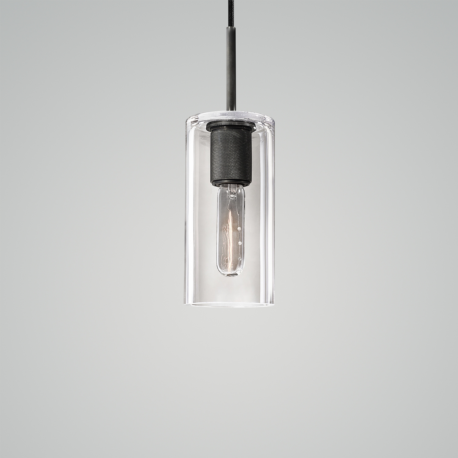 Utilitaire Cylinder Shade Pendant Light