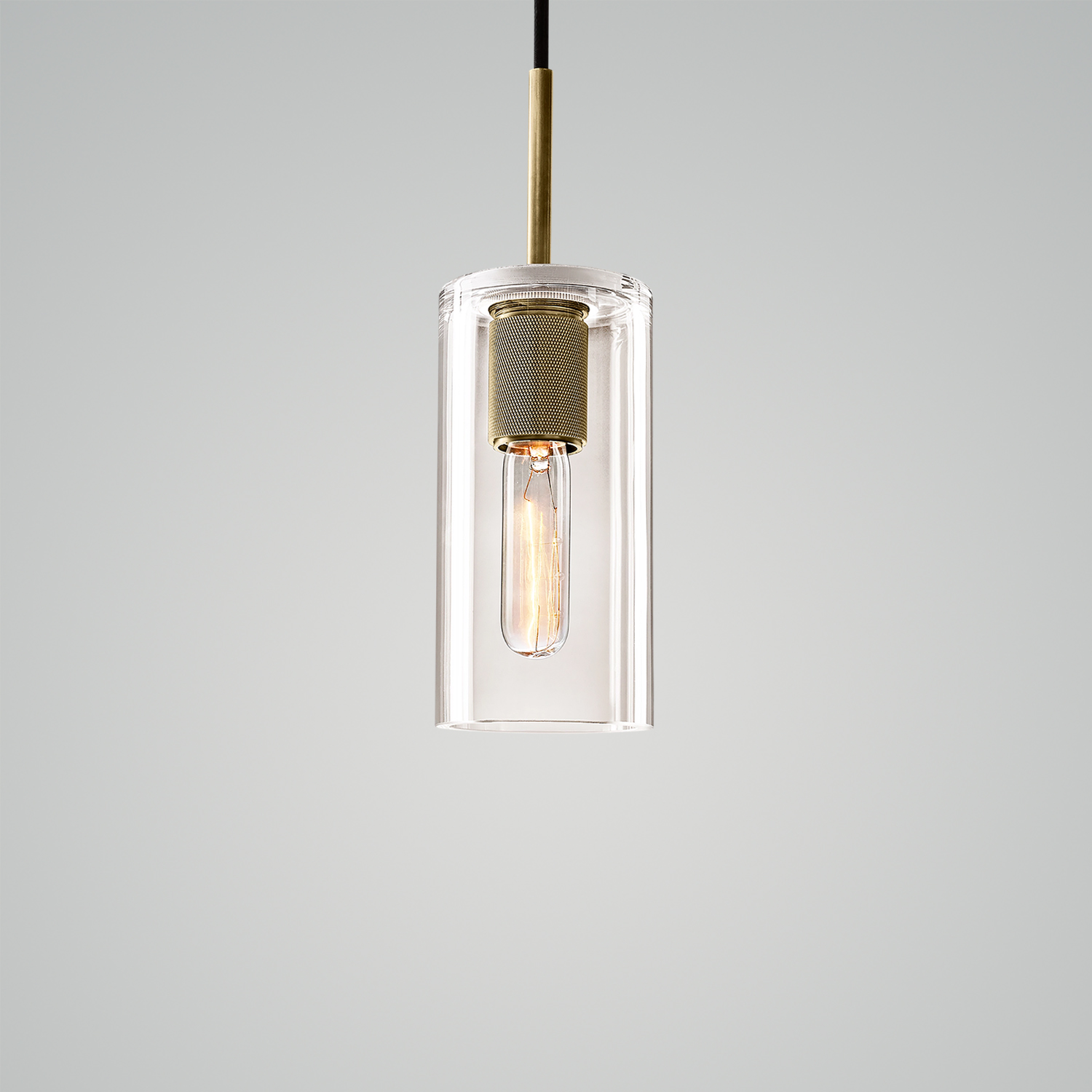 Utilitaire Cylinder Shade Pendant Light