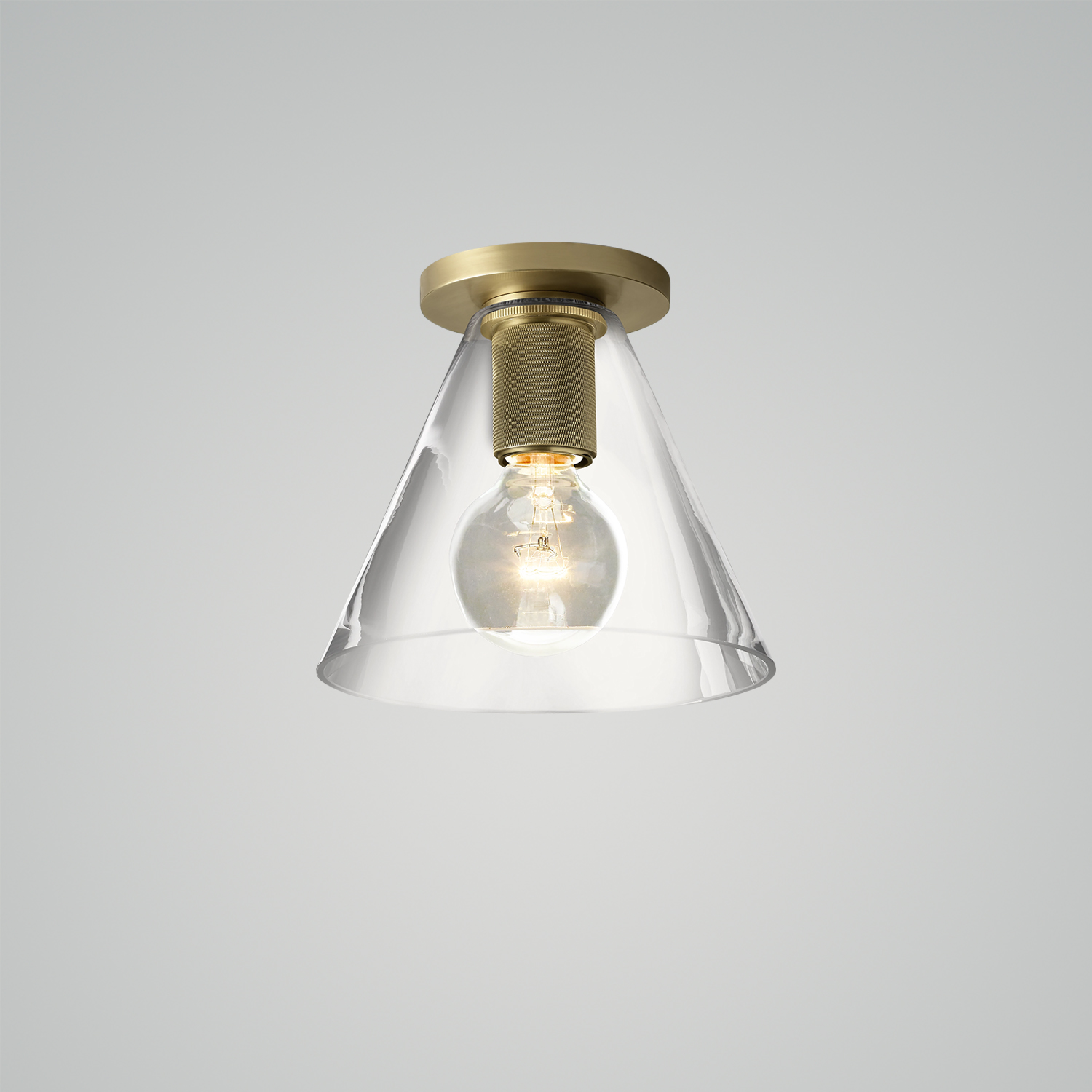 Utilitaire Funnel Shade Flushmount