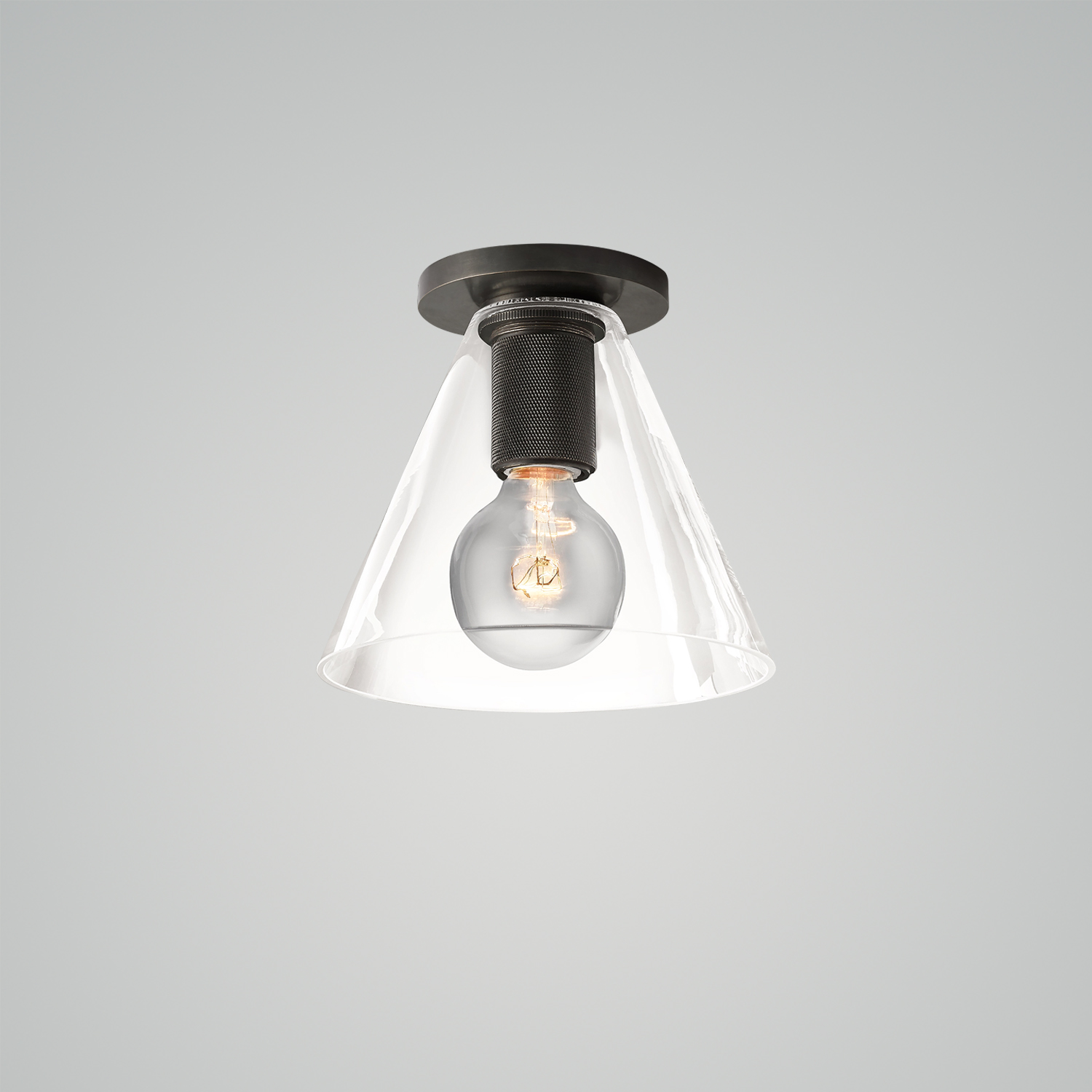 Utilitaire Funnel Shade Flushmount