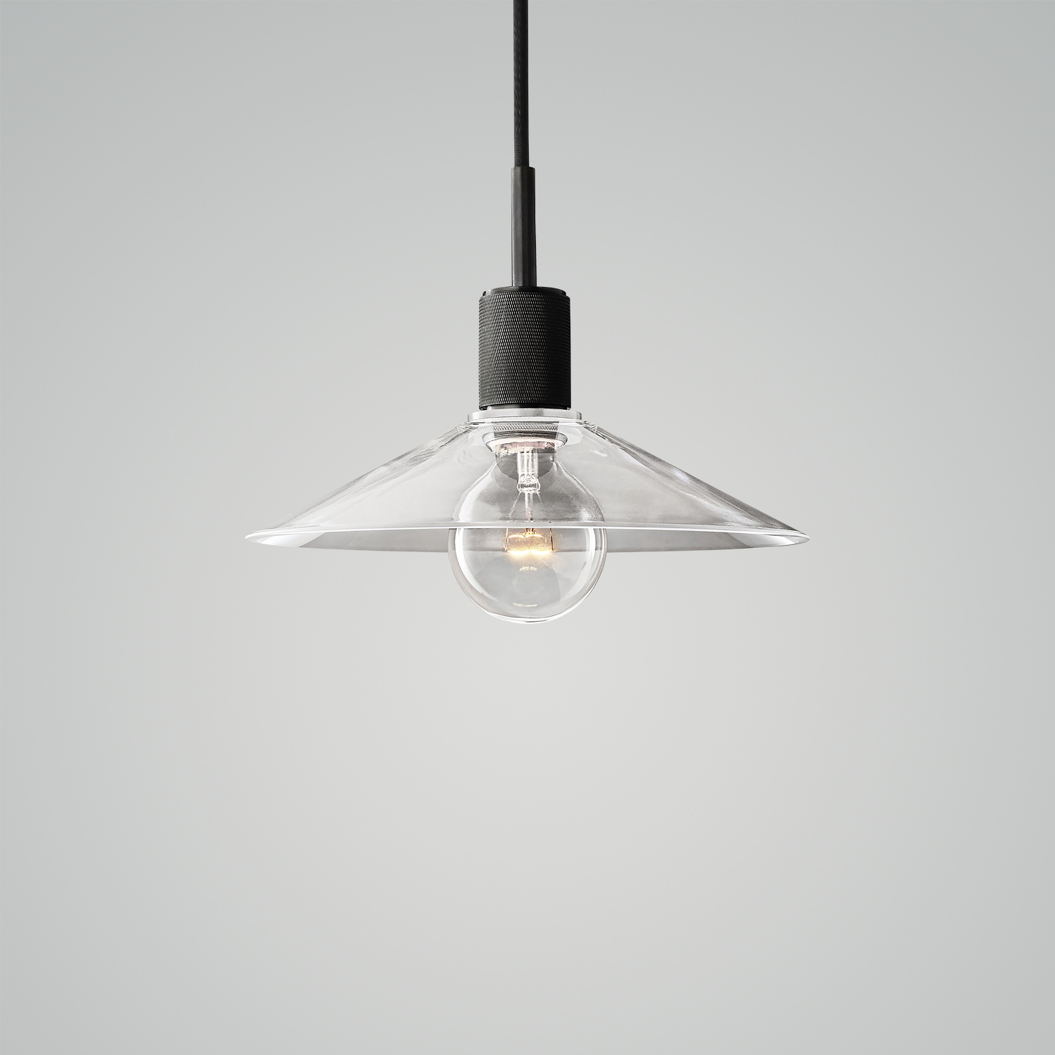Utilitaire Glass Slope Shade Pendant Light
