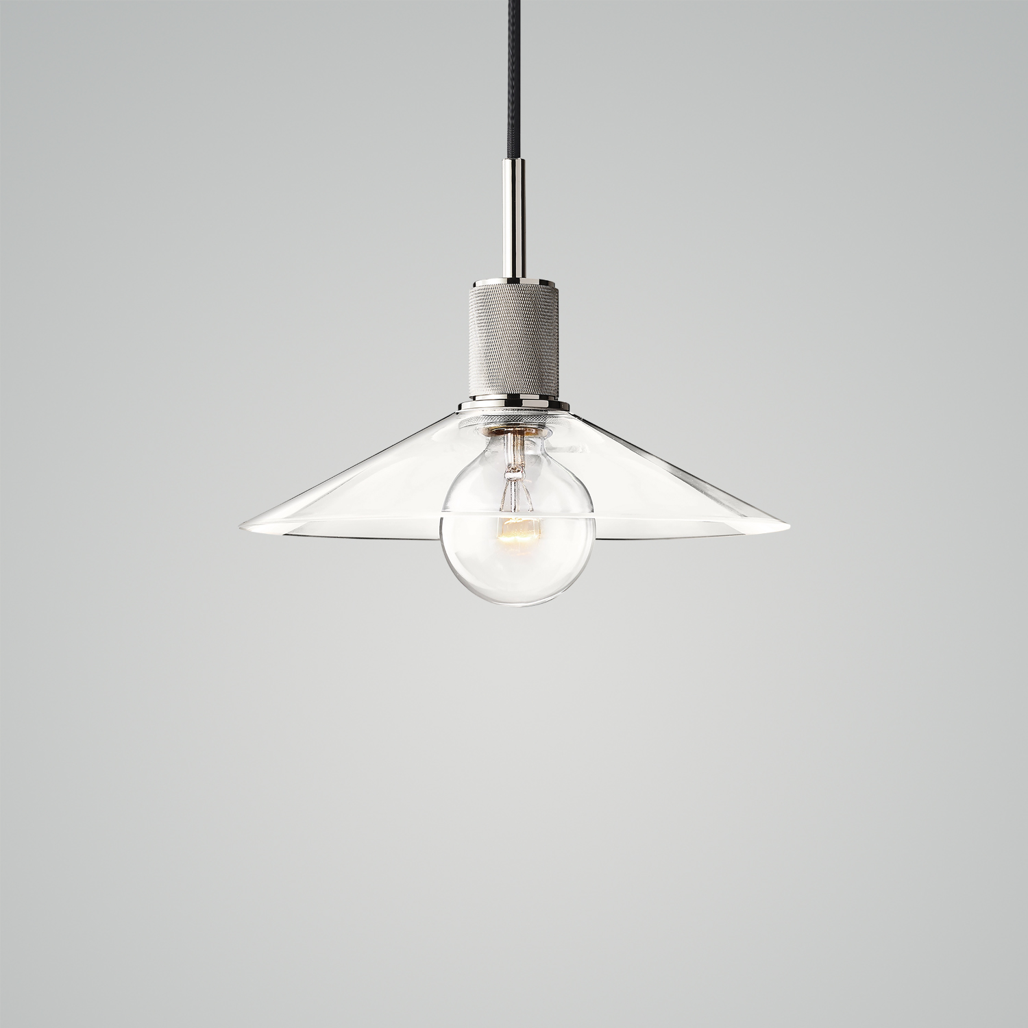 Utilitaire Glass Slope Shade Pendant Light