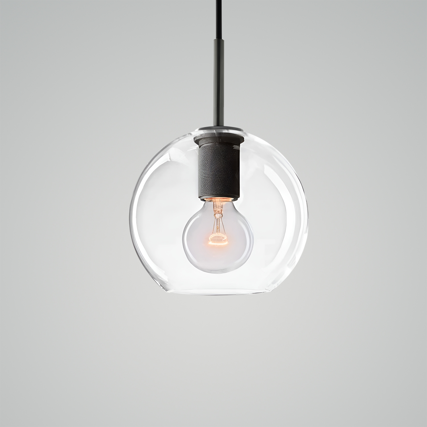 Utilitaire Globe Shade Pendant Light