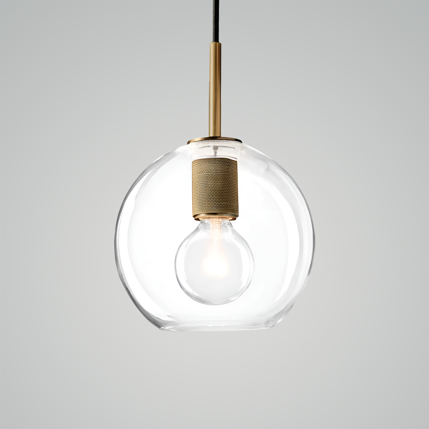 Utilitaire Globe Shade Pendant Light