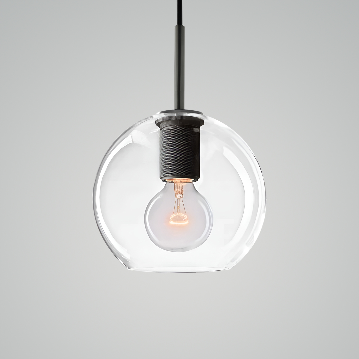 Utilitaire Globe Shade Pendant Light
