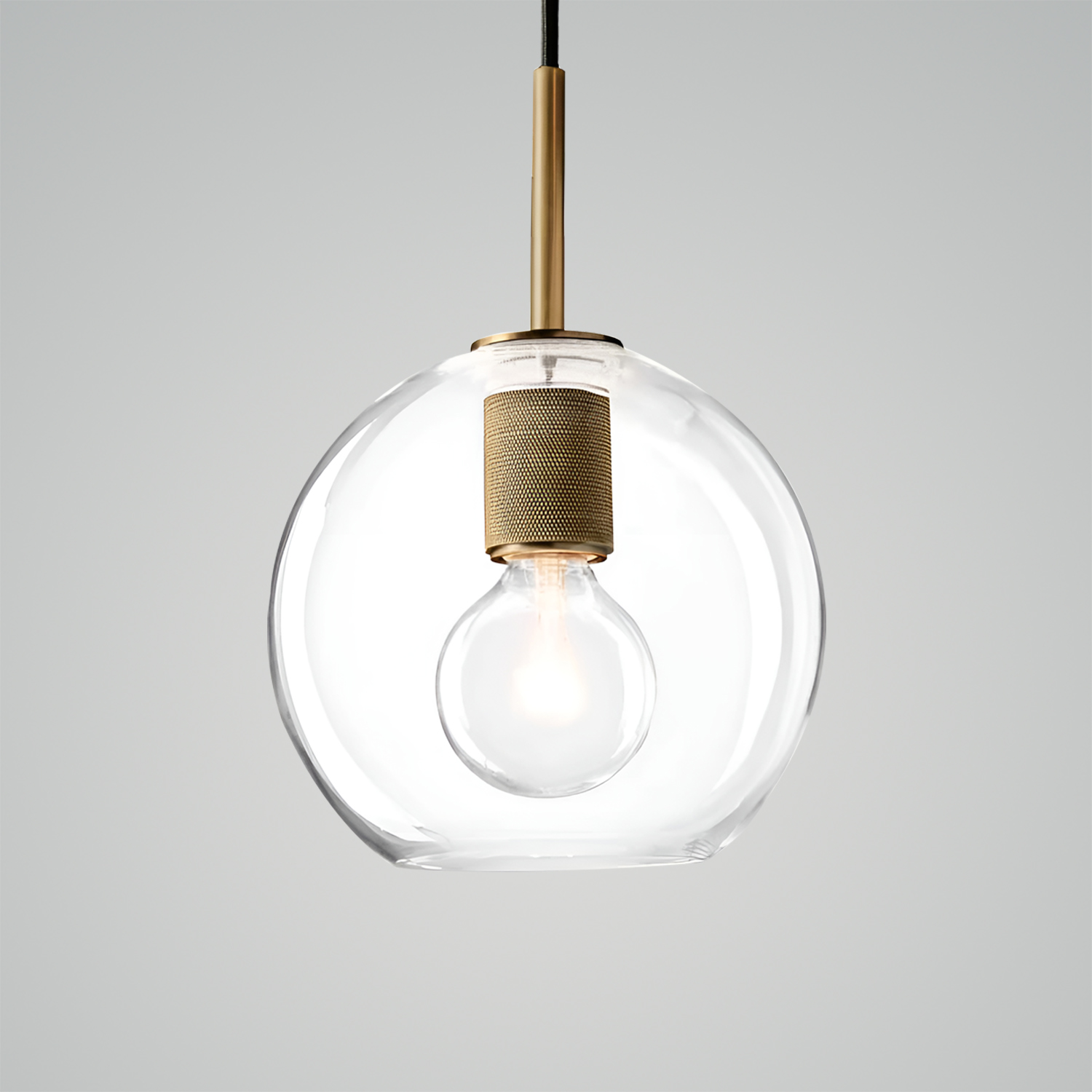 Utilitaire Globe Shade Pendant Light