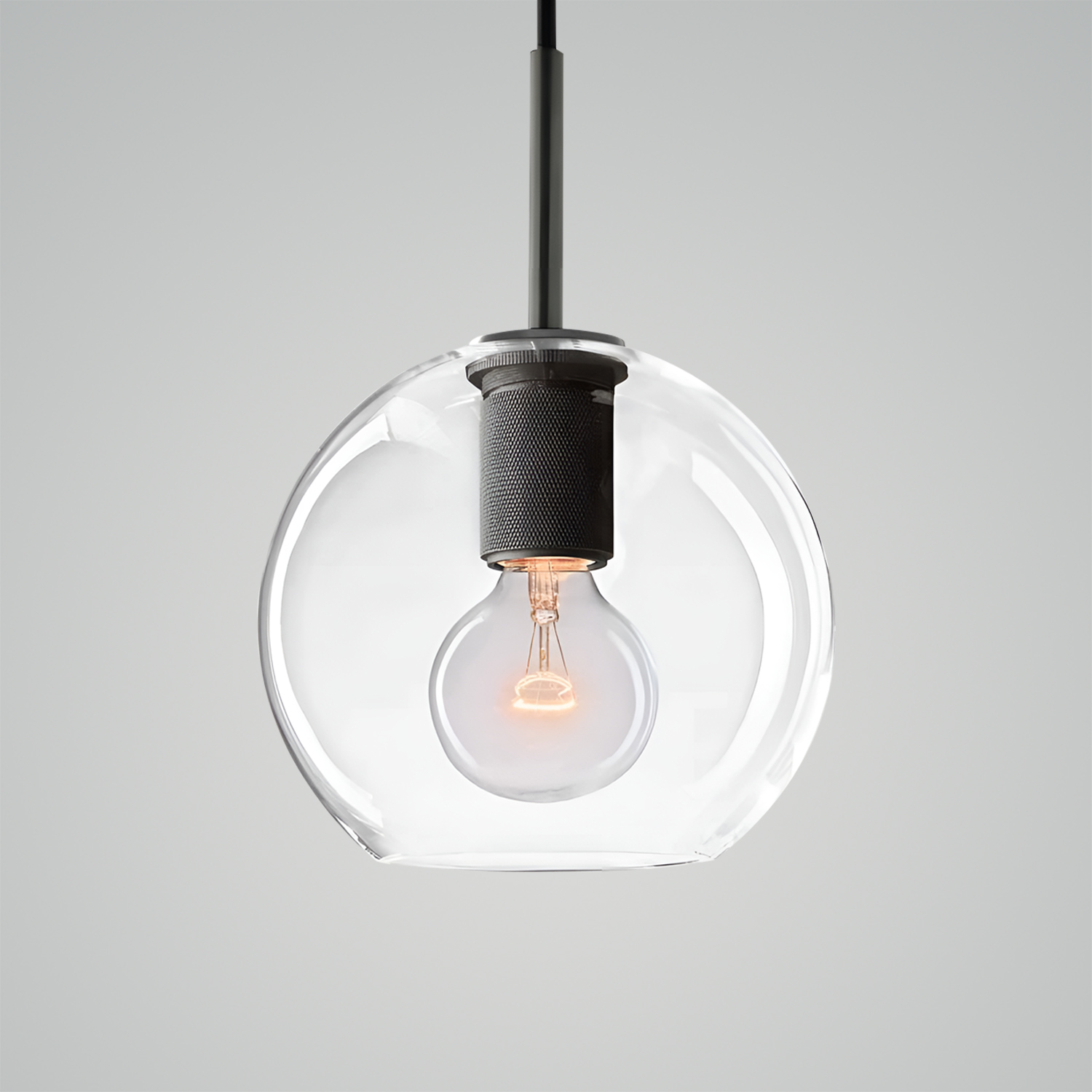 Utilitaire Globe Shade Pendant Light