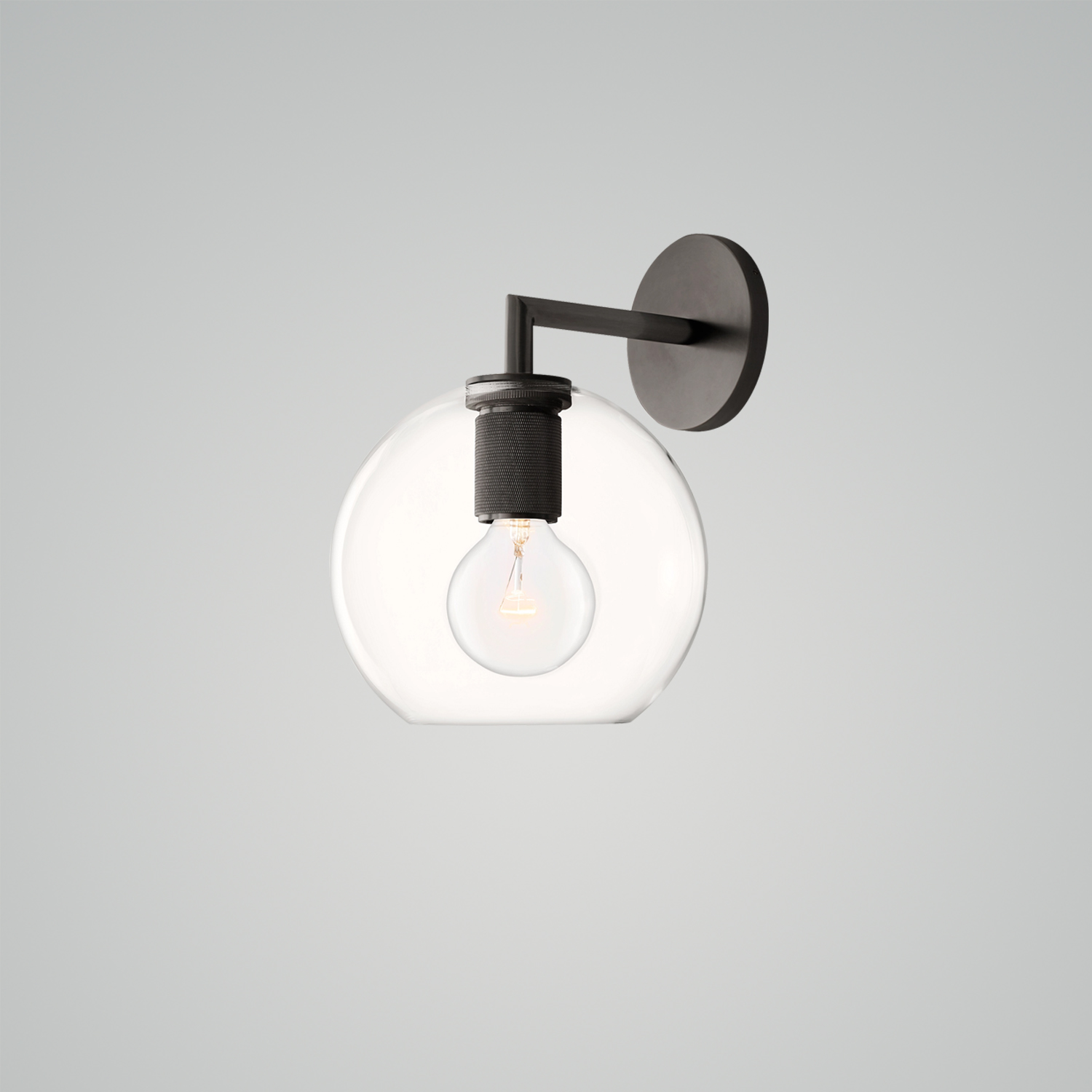 未上传 Utilitaire Globe Shade Sconce