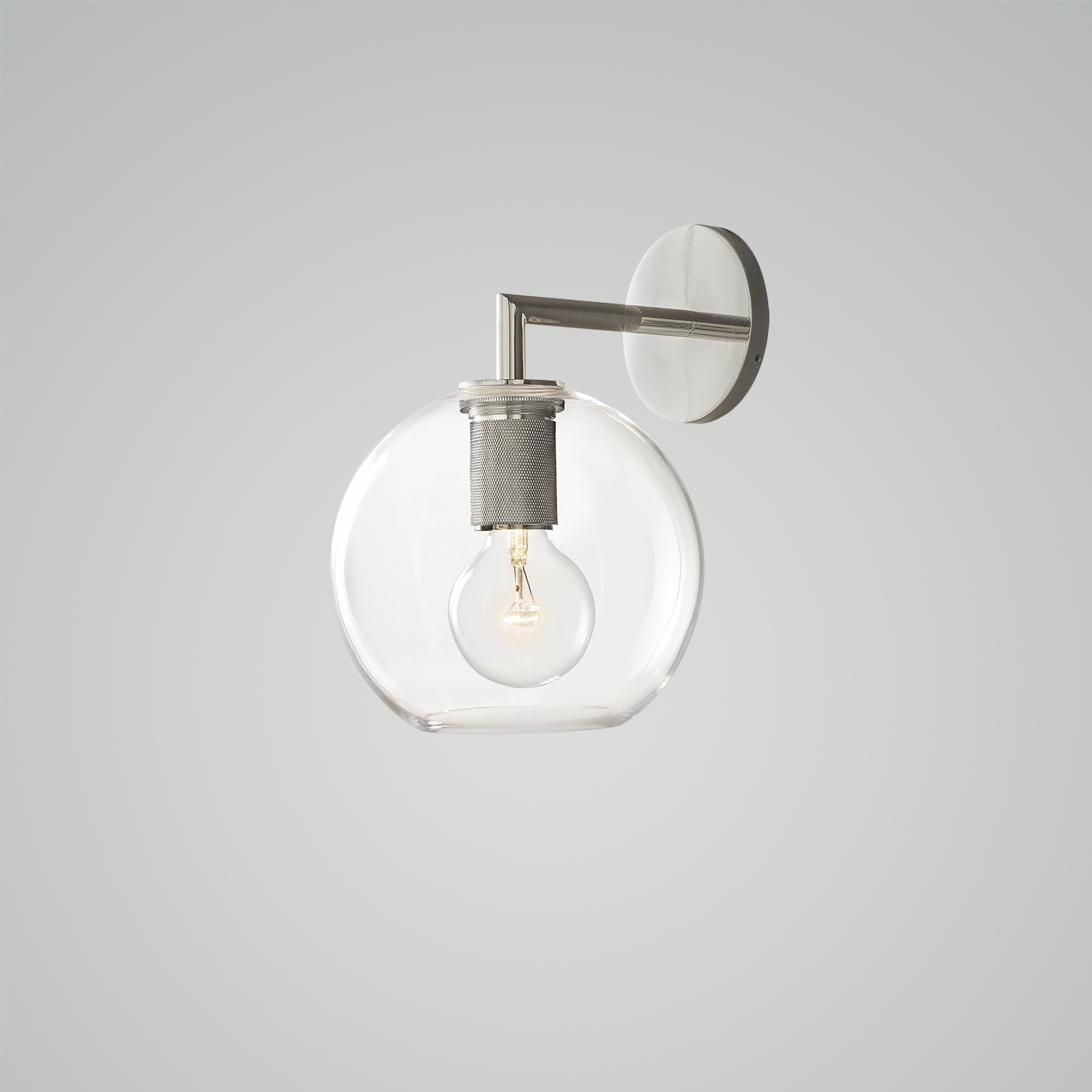 未上传 Utilitaire Globe Shade Sconce