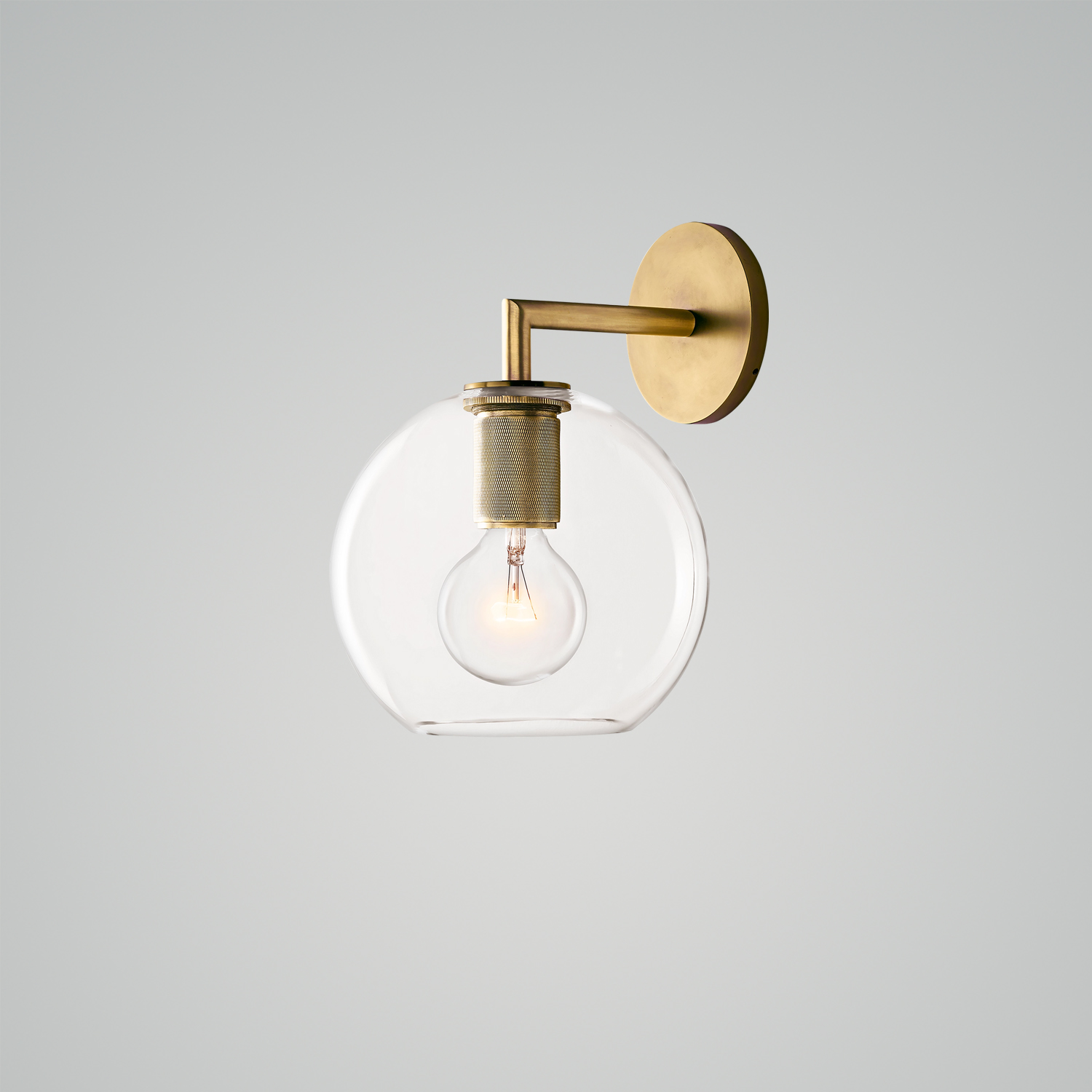 未上传 Utilitaire Globe Shade Sconce