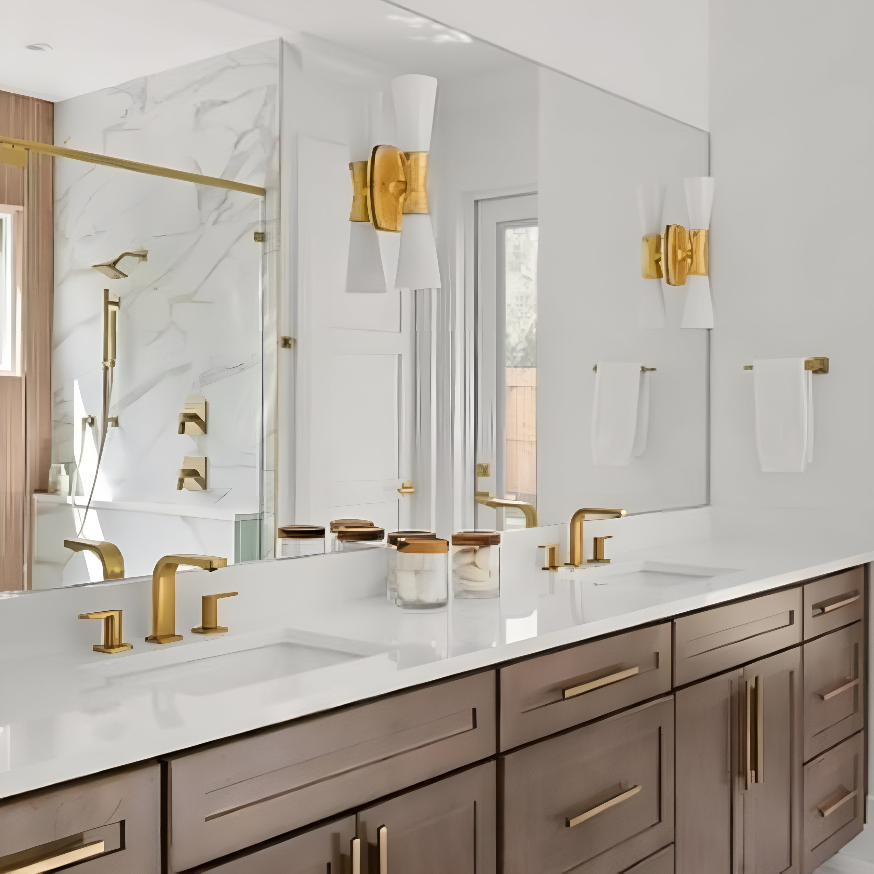 Utopia Large Double Bath Sconce