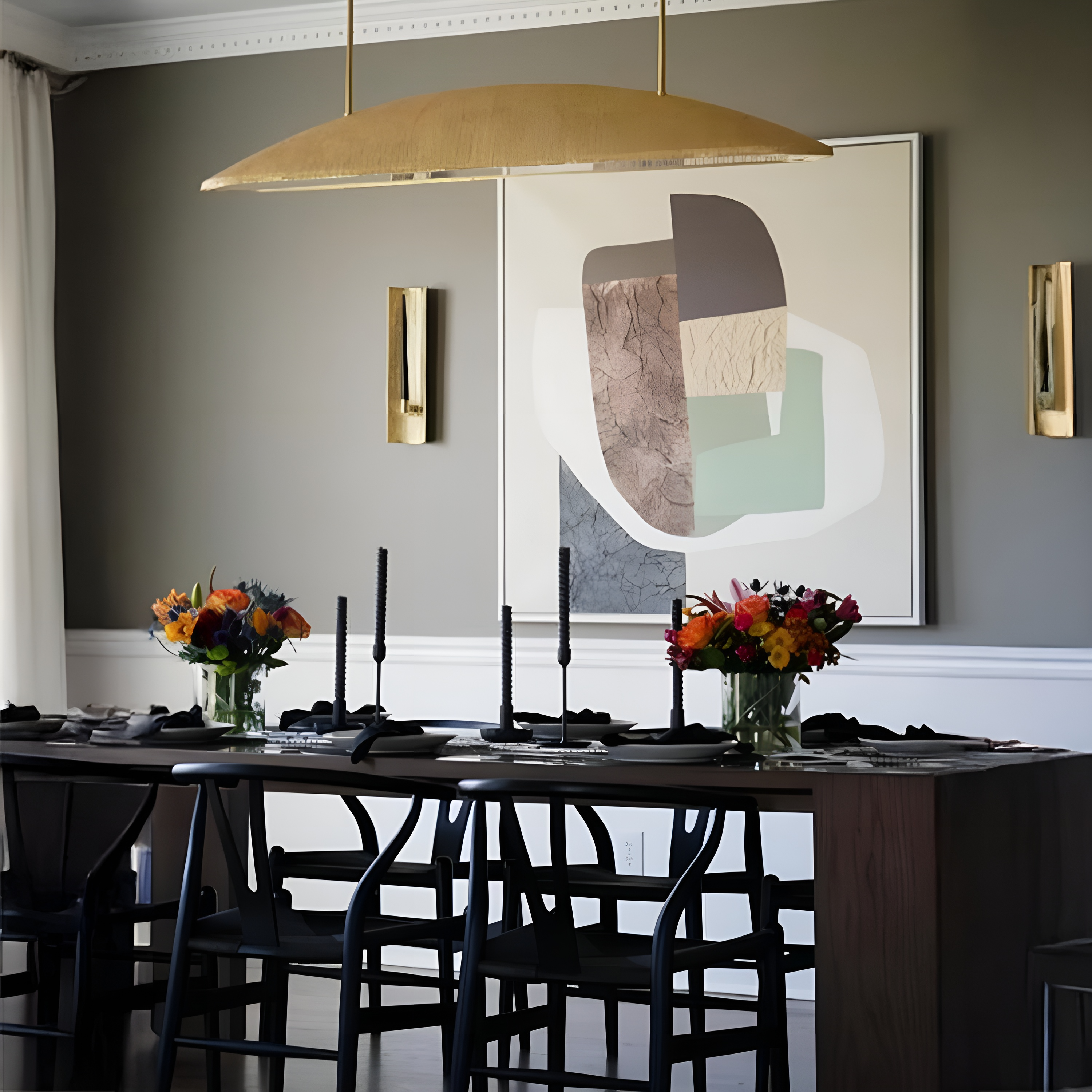 Utopia Large Linear Pendant Light