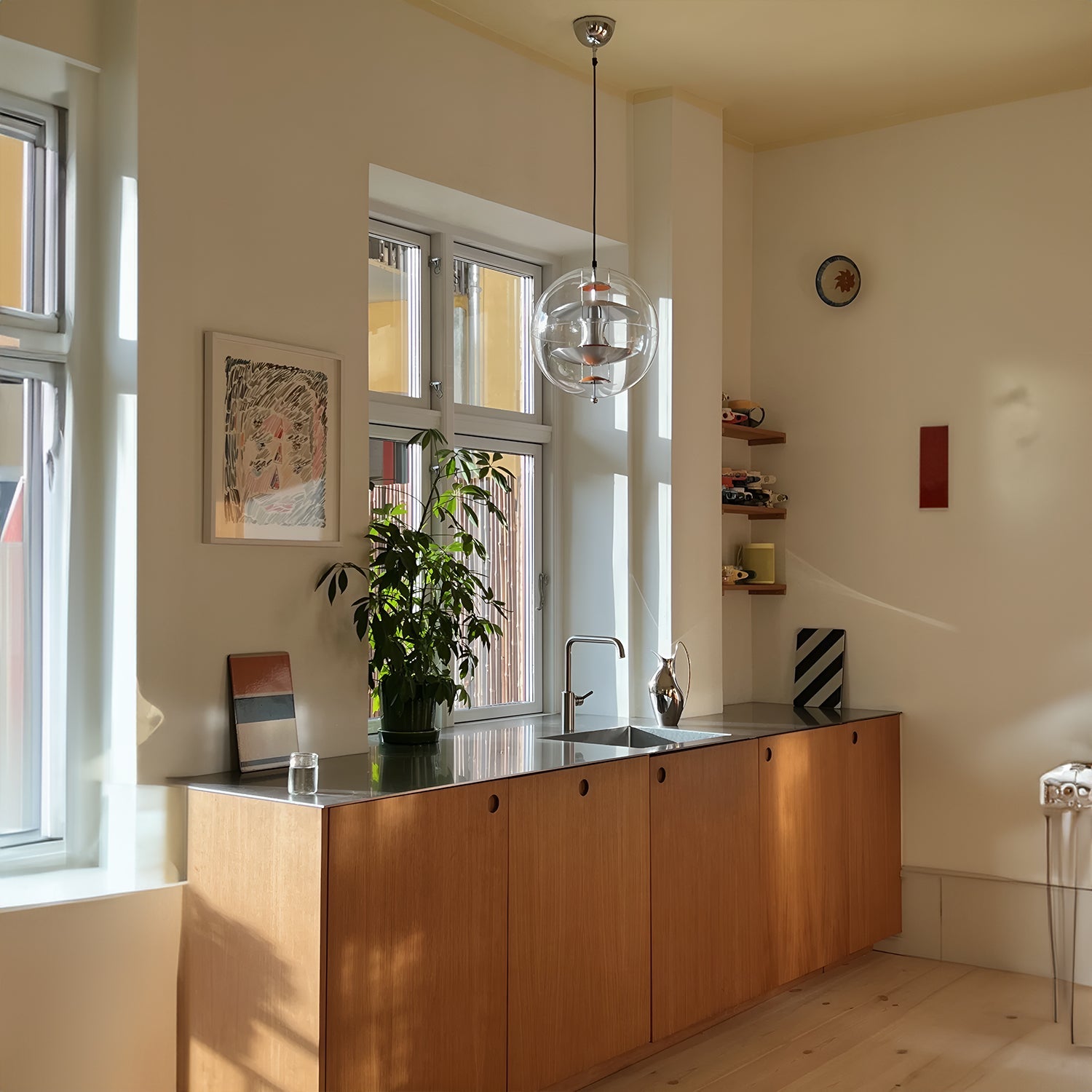 VP Globe Coloured Glass Pendant Light