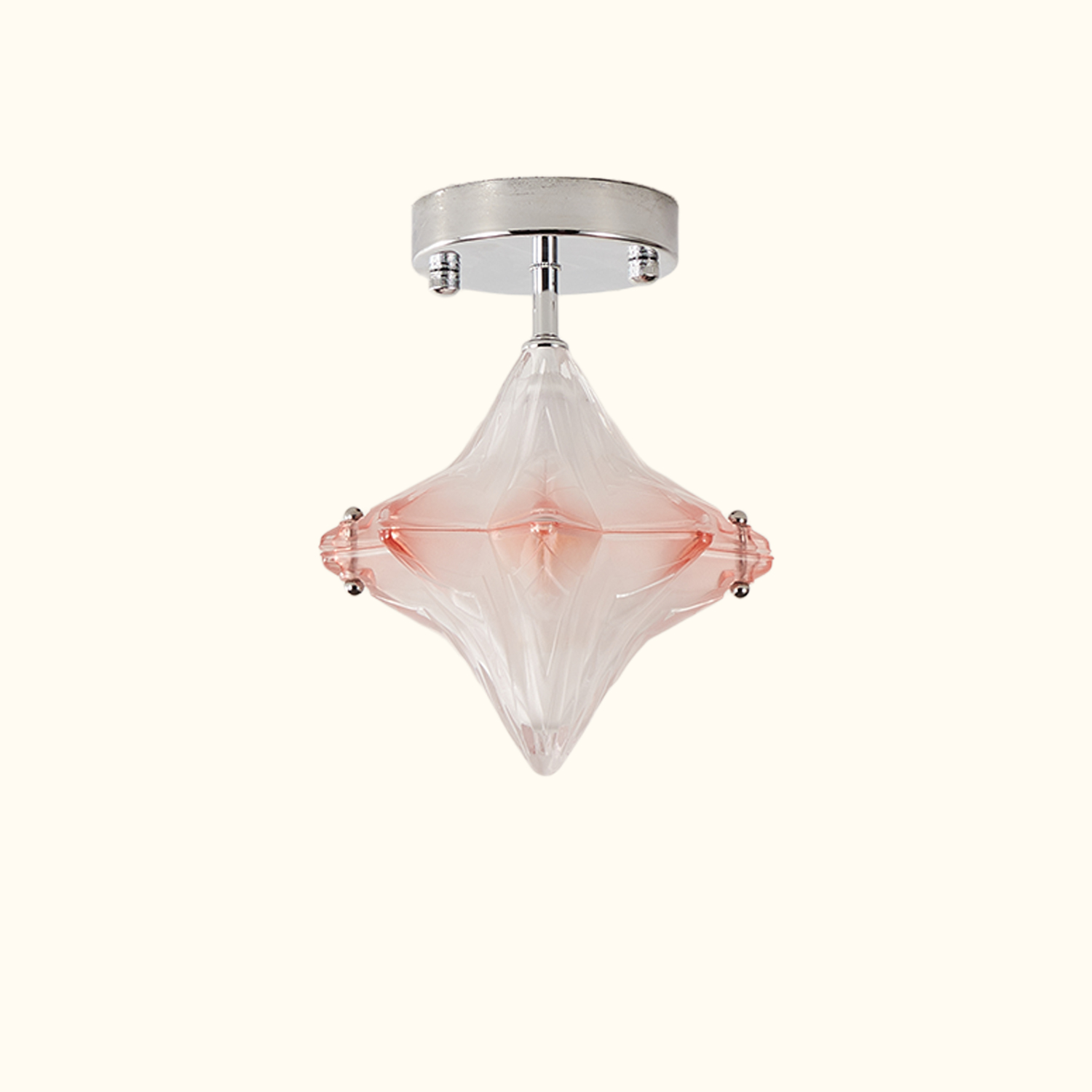 Vintage Italian Style Starburst Ceiling Lamp