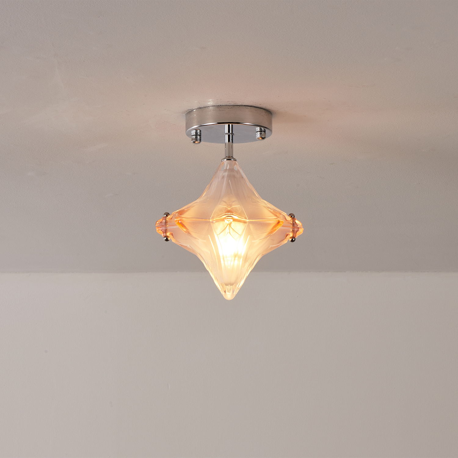 Vintage Italian Style Starburst Ceiling Lamp