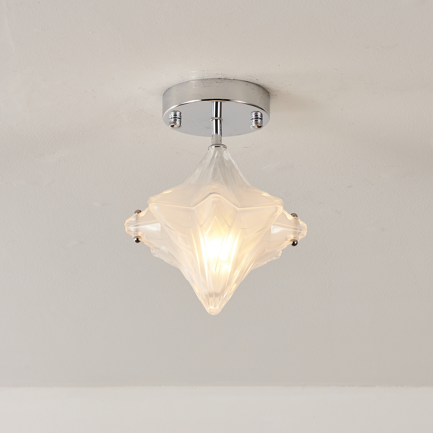 Vintage Italian Style Starburst Ceiling Lamp