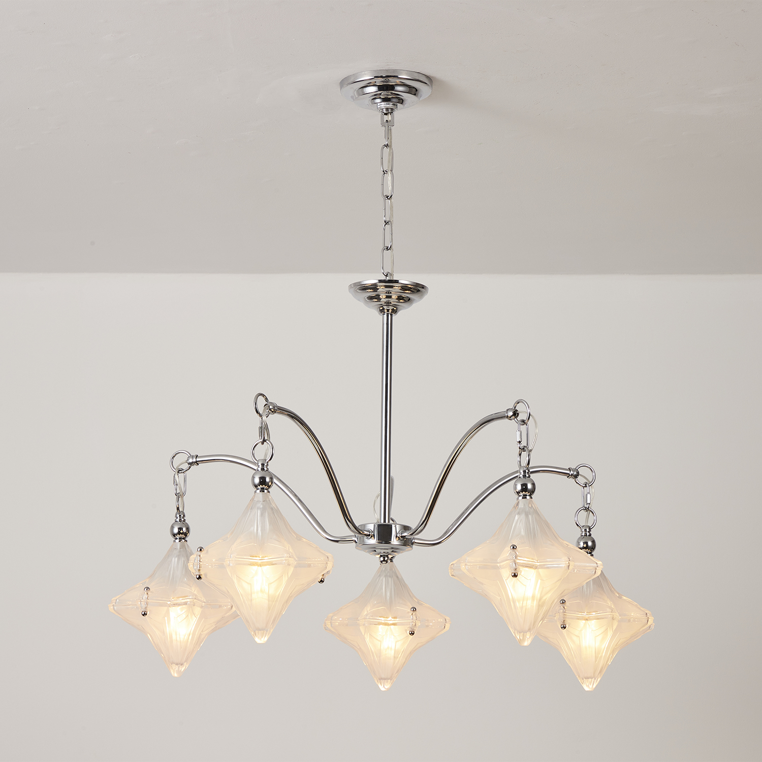 Vintage Italian Style Starburst Chandelier