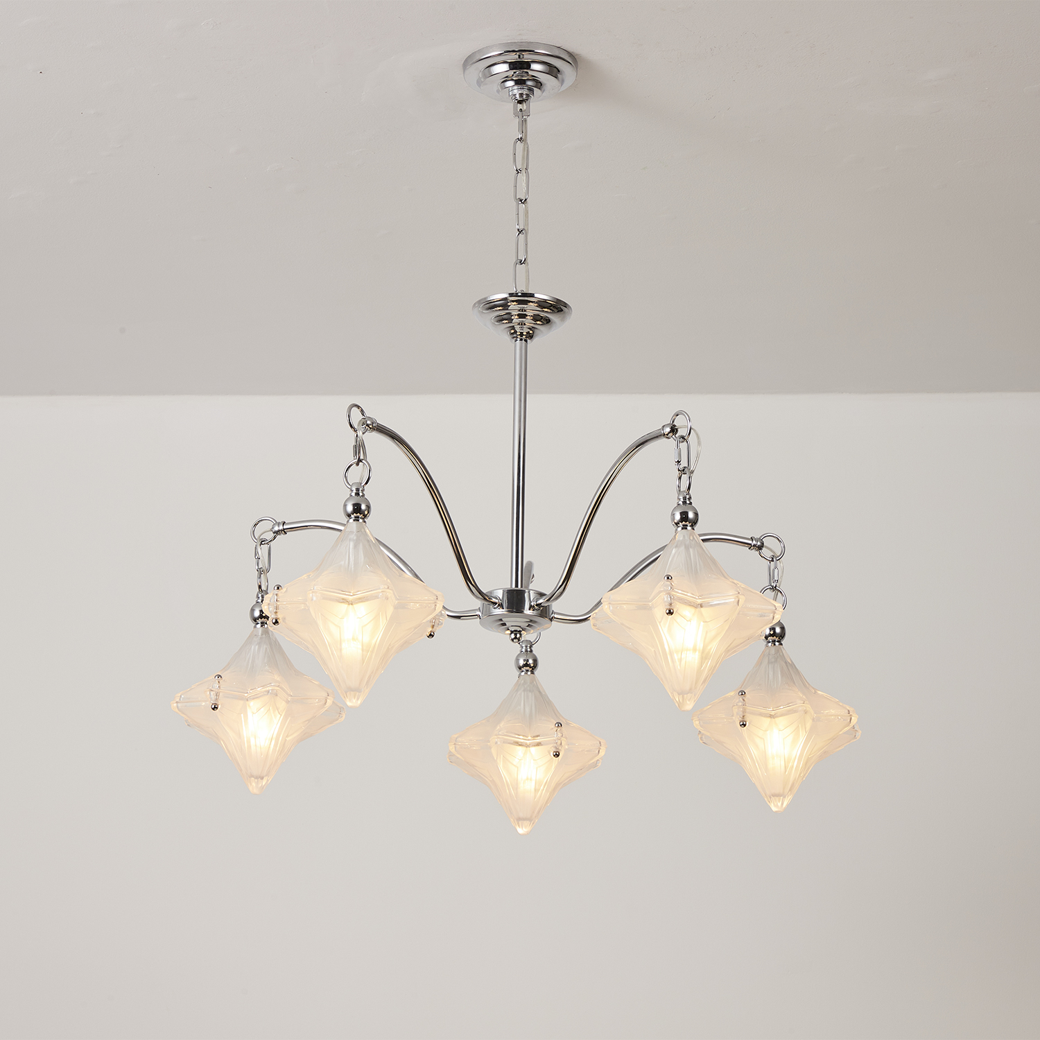 Vintage Italian Style Starburst Chandelier
