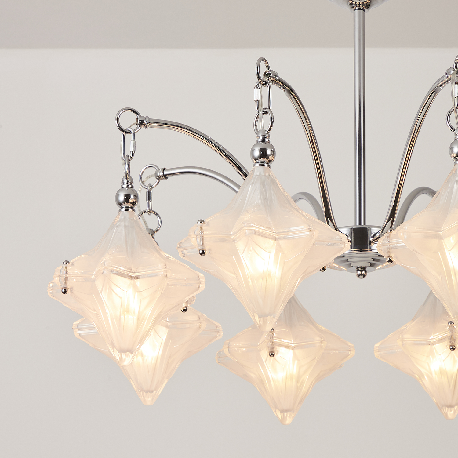 Vintage Italian Style Starburst Chandelier