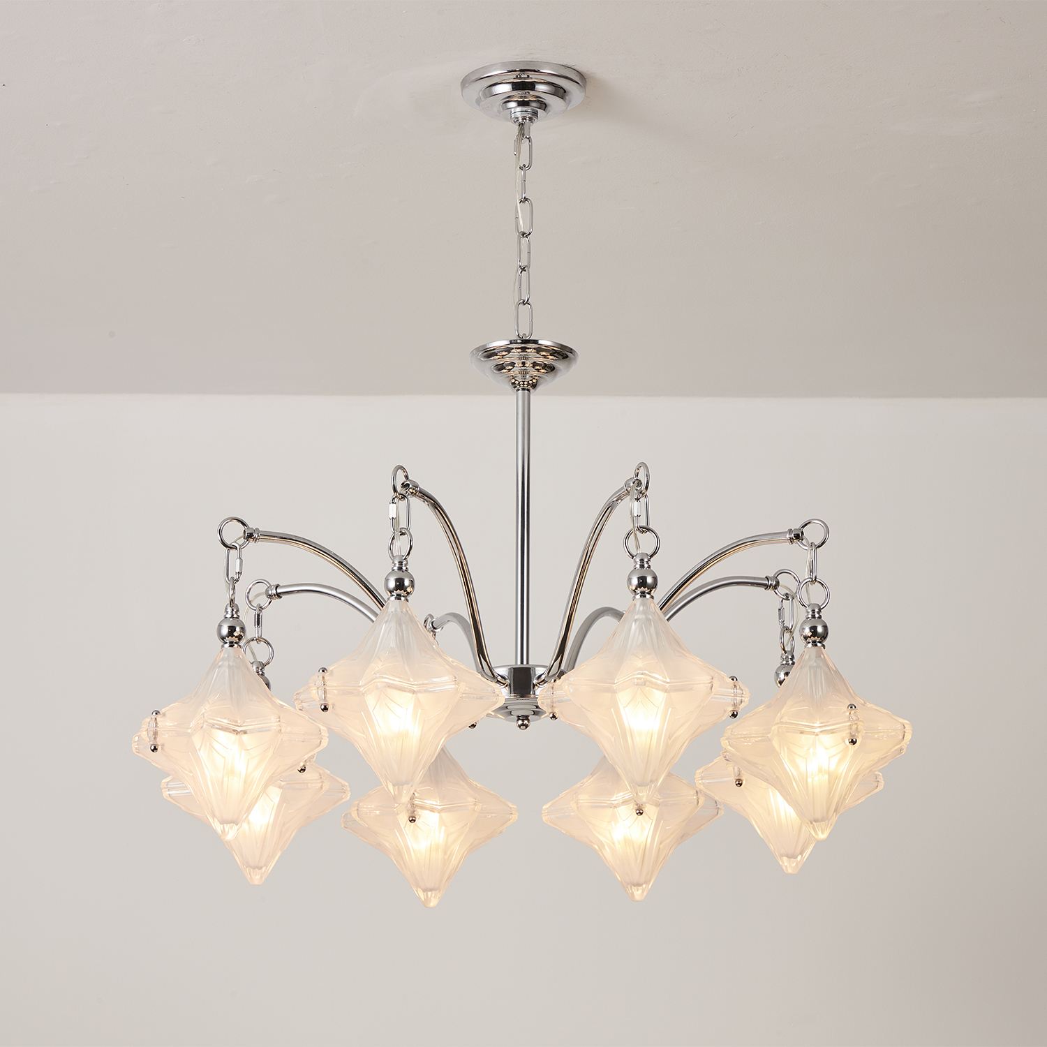 Vintage Italian Style Starburst Chandelier