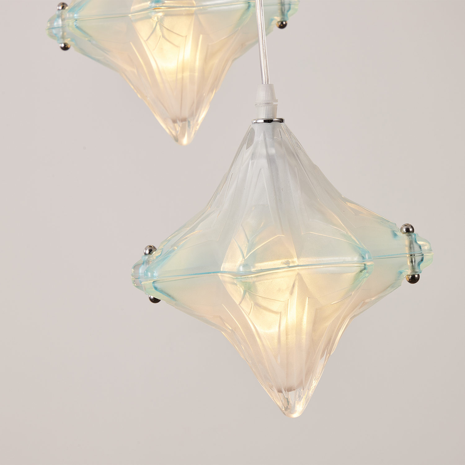 Vintage Italian Style Starburst Liner Pendant 8-Shade