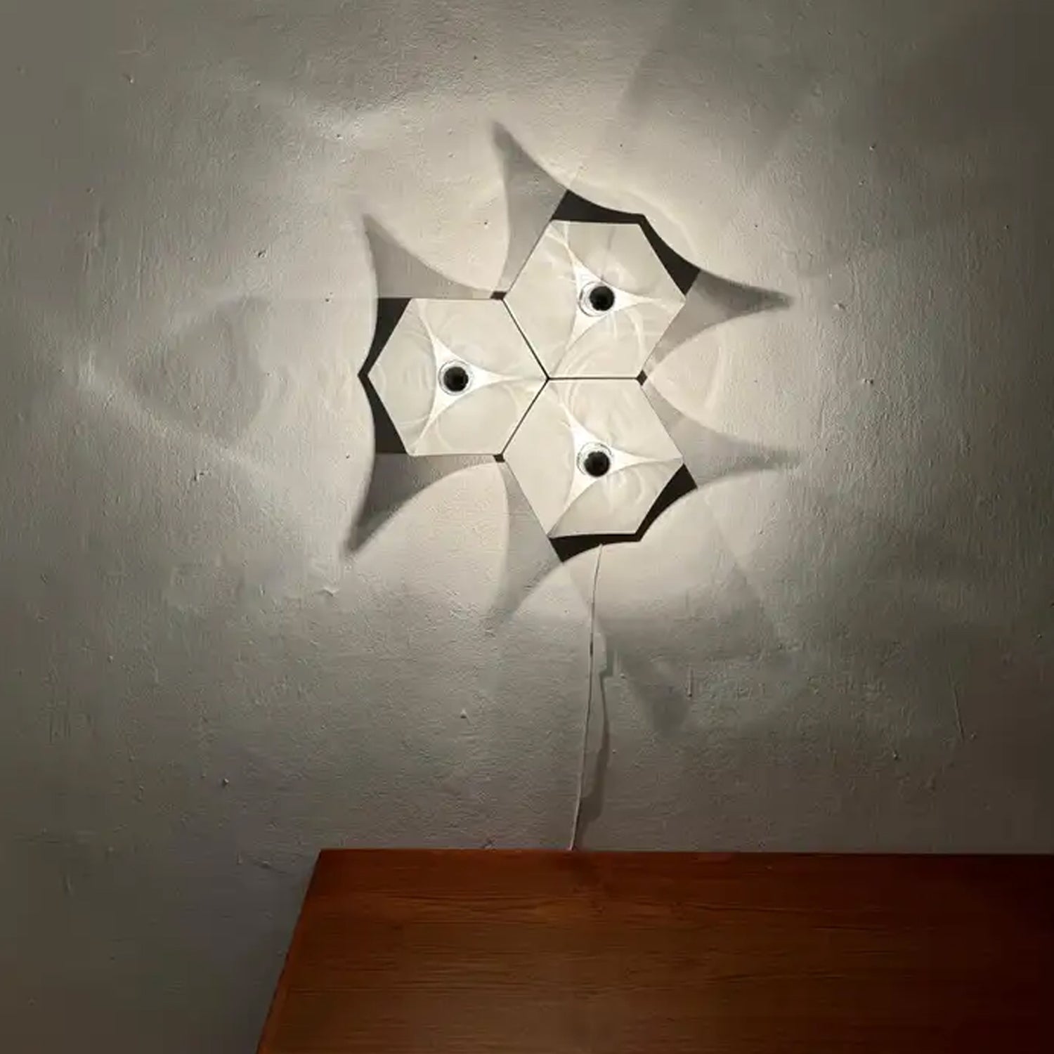 Wonderful Space Age Wall Light