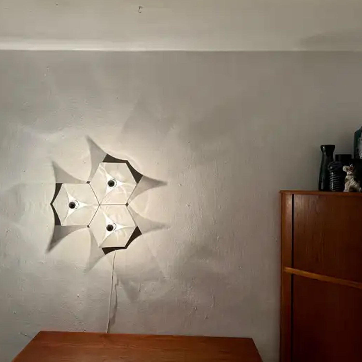 Wonderful Space Age Wall Light