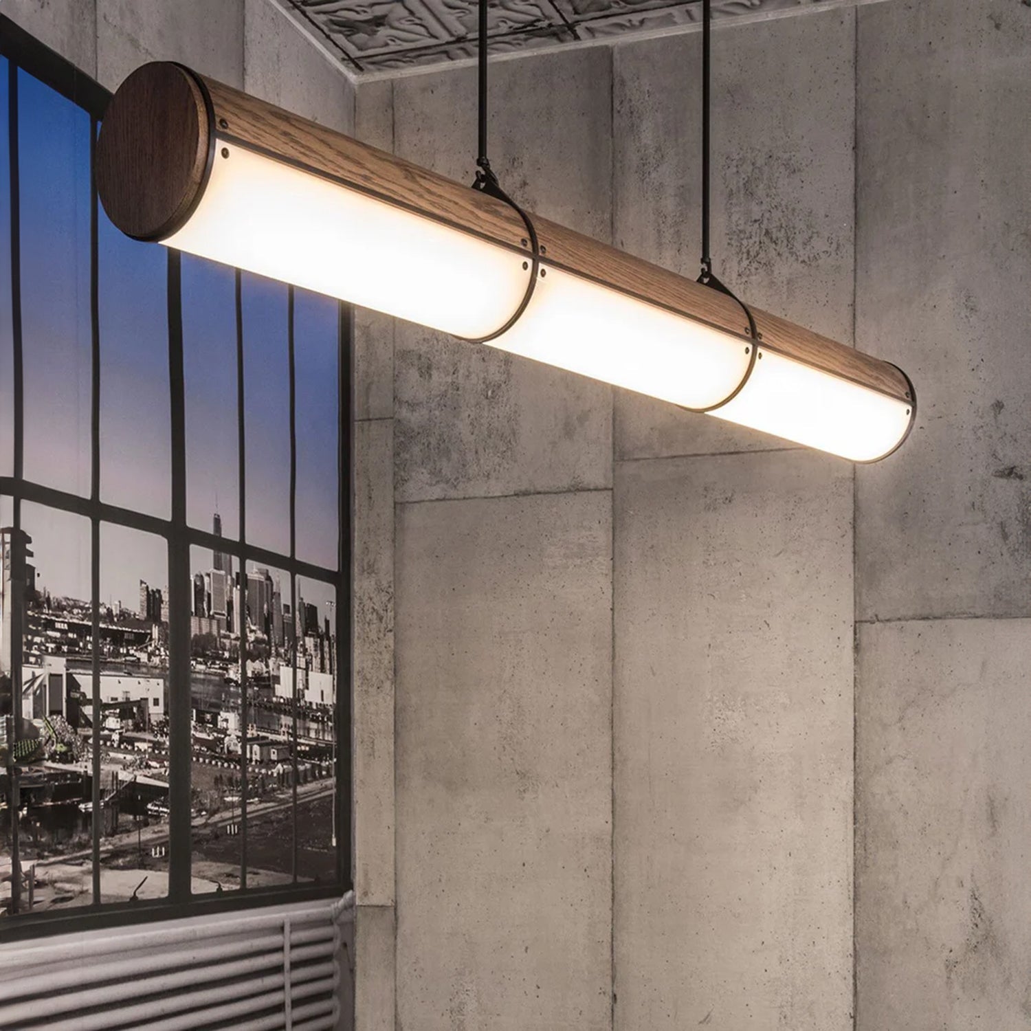 Woody Endless Straight Pendant Light