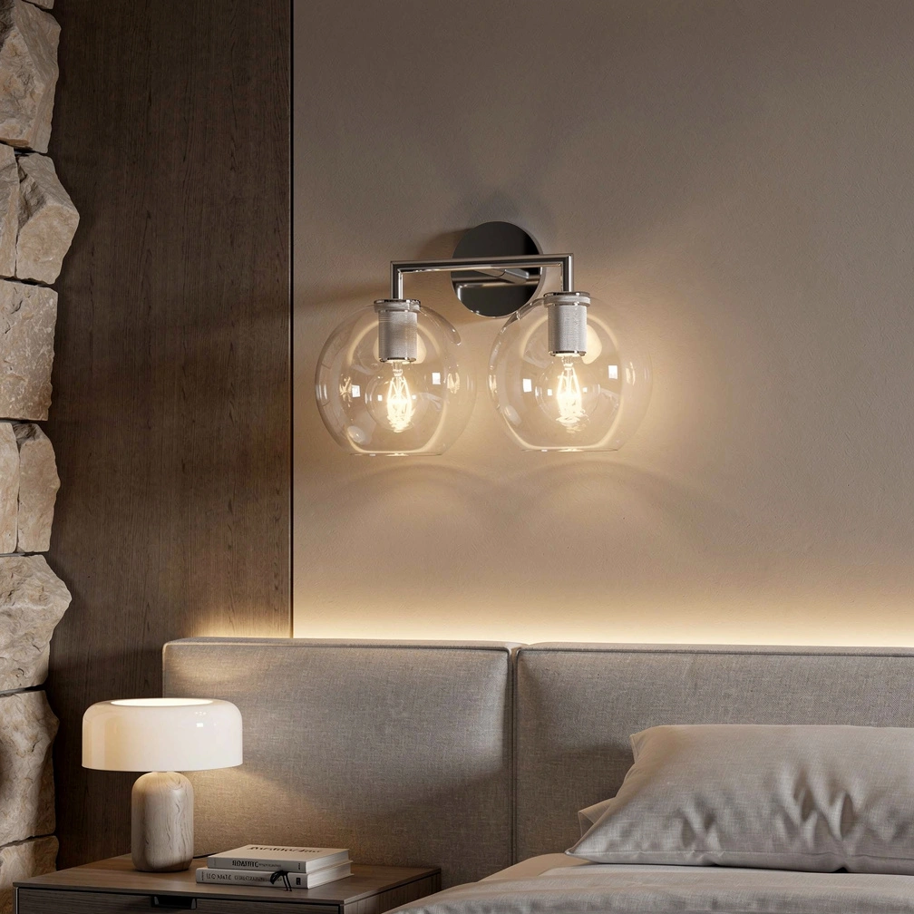 Utilitaire Globe Shade Sconce