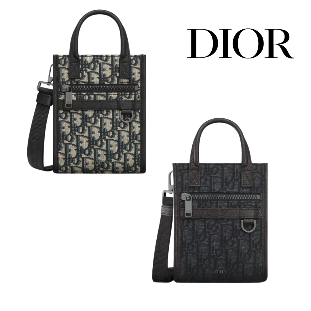 【男女OK★実用的】DIOR SAFARI ノースサウス ミニトートバッグ