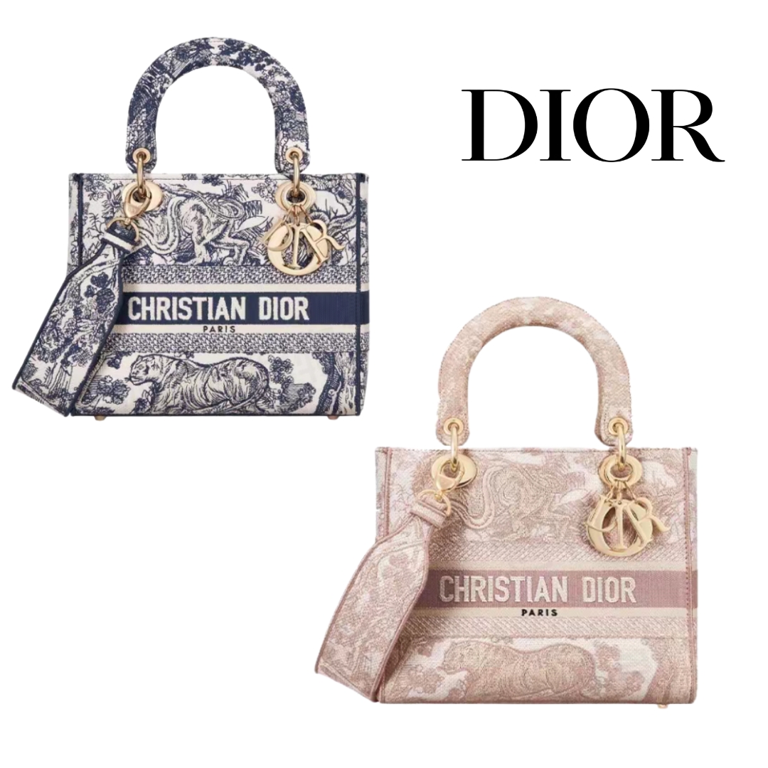 【DIOR】2種類★レディース LADY D-LITE ミディアムバッグ 大人気