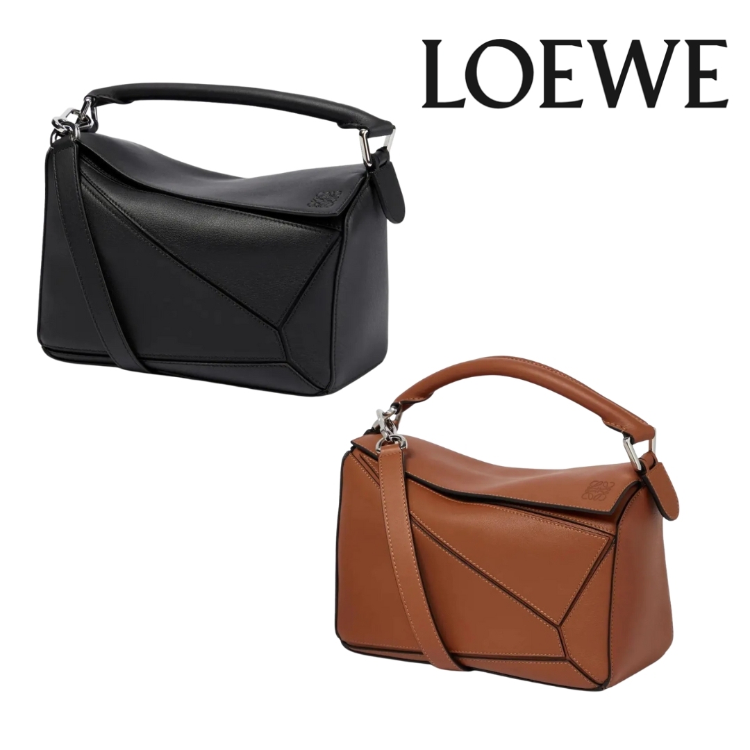 BAILA雑誌掲載∞∞ LOEWE ∞∞ Puzzle Small バッグ☆ クラシックカーフ