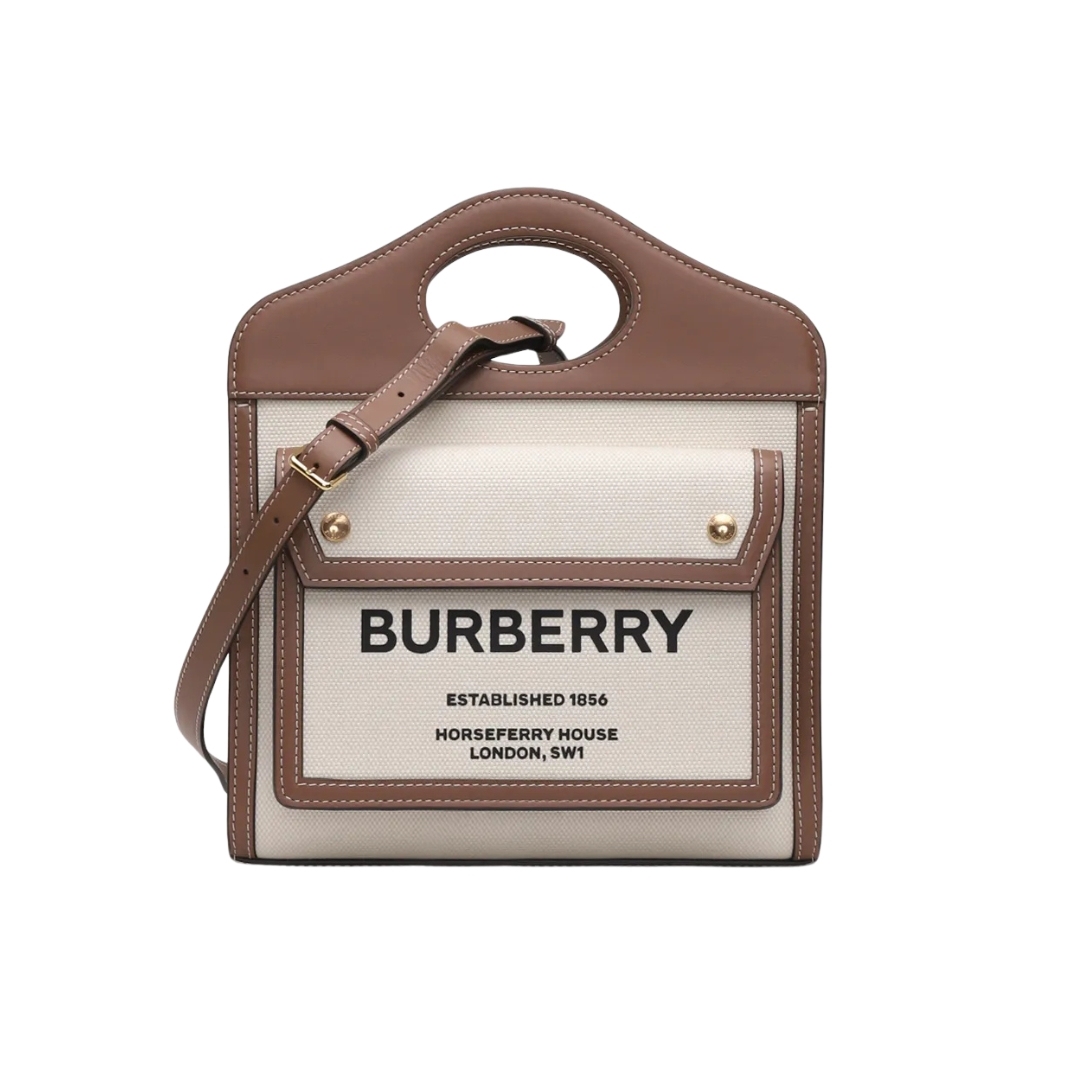 ☆Burberry ミニ ツートン ポケットバッグ