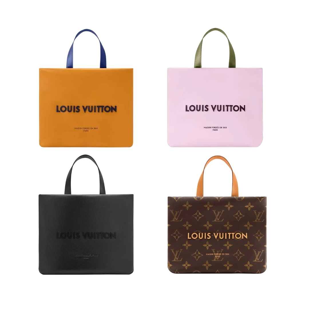 【鮮やかカラーが目を惹く♪】LV × ミニショッパーバッグ M15238