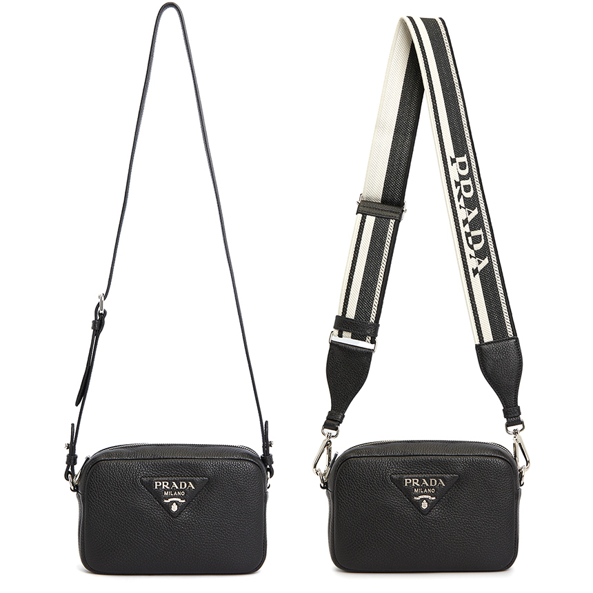 【PRADA】VITTELO DAINO SHOULDER BAG