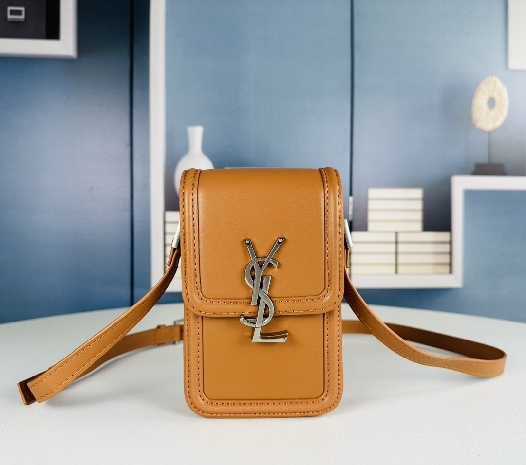 【SAINT LAURENT公式旗艦店】サンローラン HOBO スマホバッグ