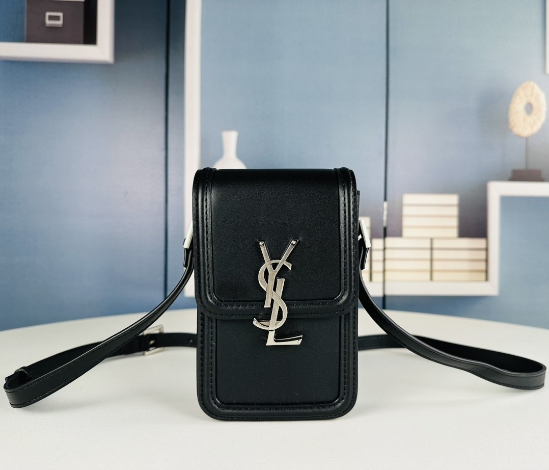【SAINT LAURENT公式旗艦店】サンローラン HOBO スマホバッグ